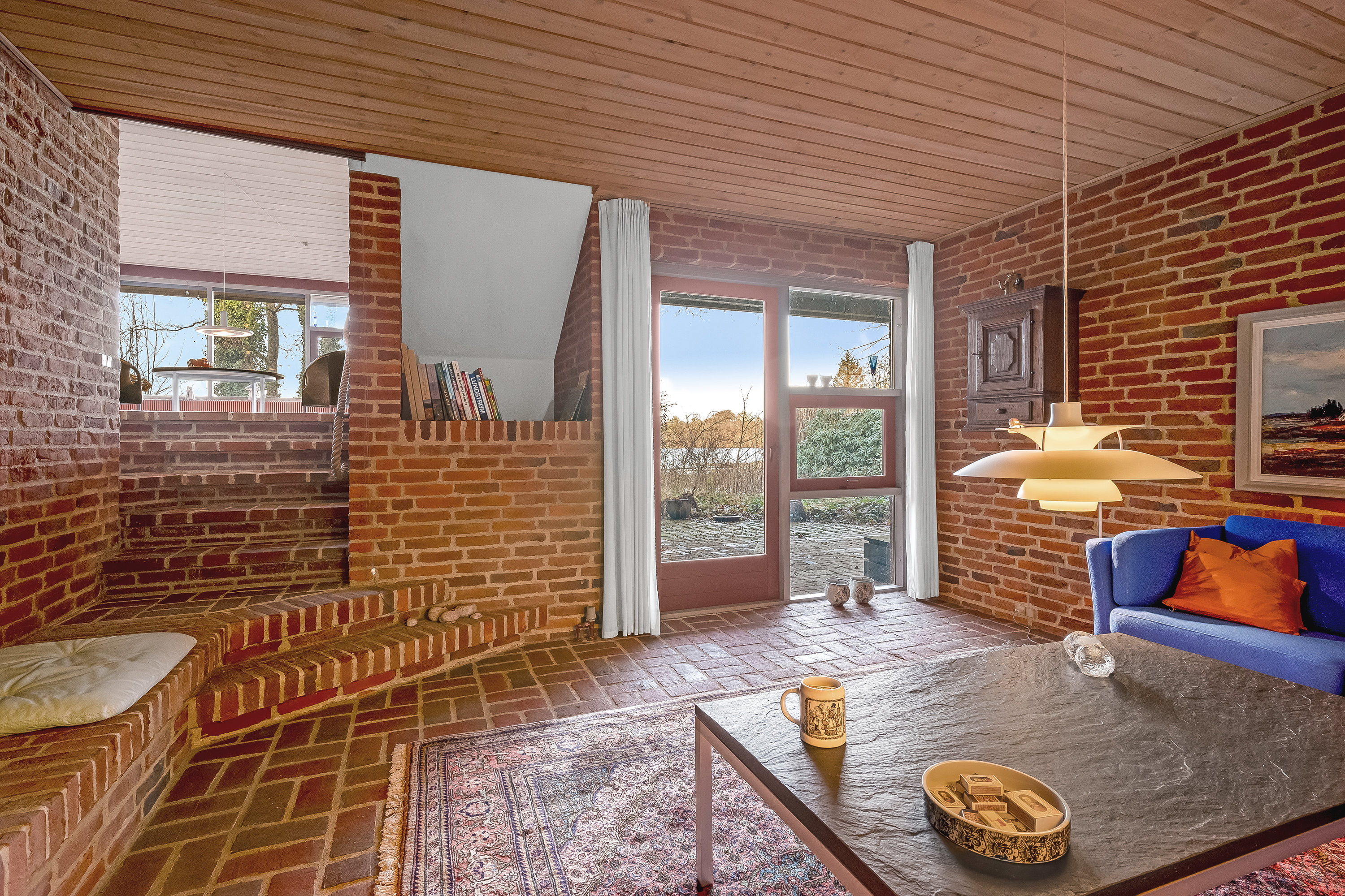 Fremhævet stue billede i fuldskærmstilstand. Billede af Egevej 5, Mejdal, 7500 Holstebro