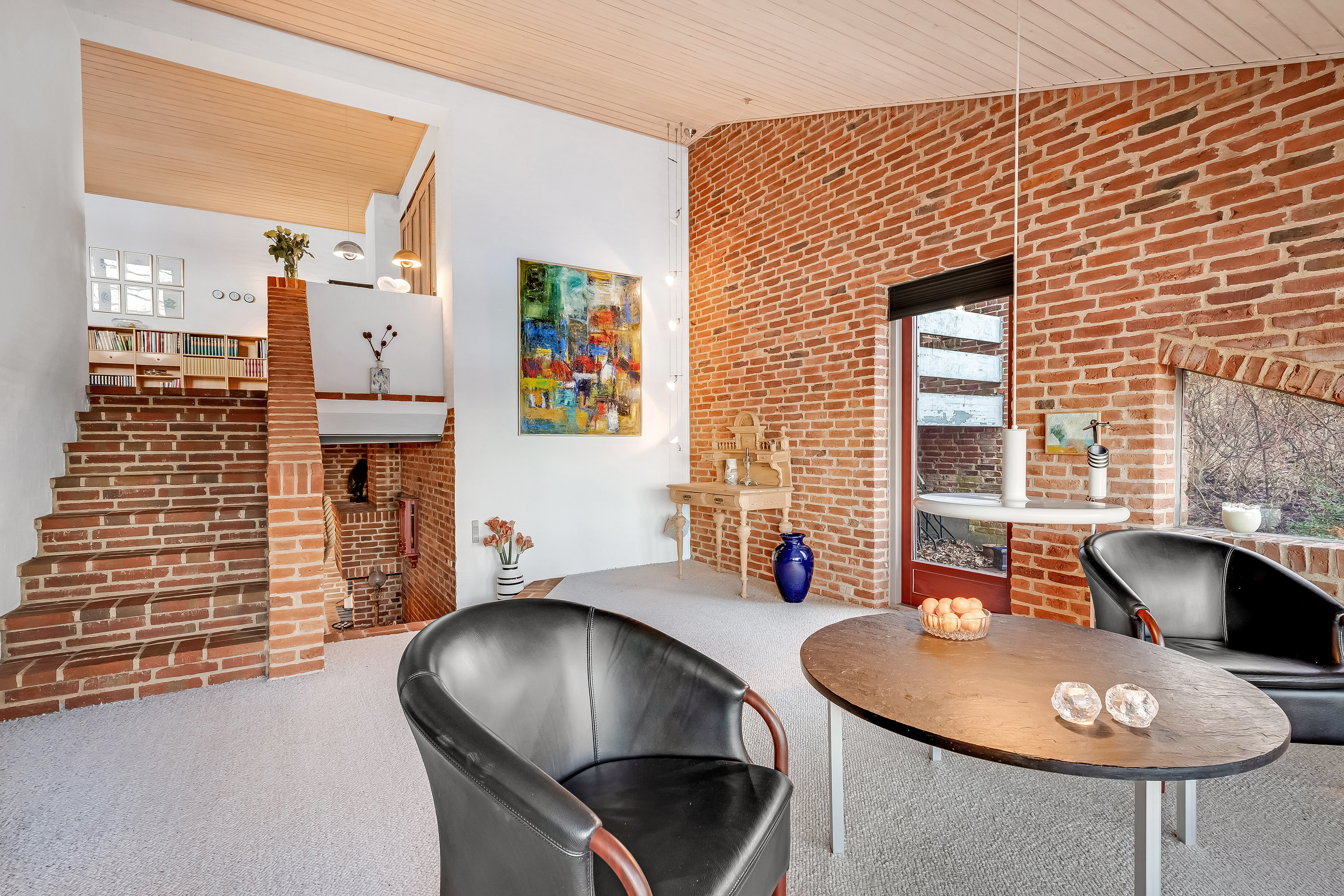 Fremhævet stue billede i fuldskærmstilstand. Billede af Egevej 5, Mejdal, 7500 Holstebro