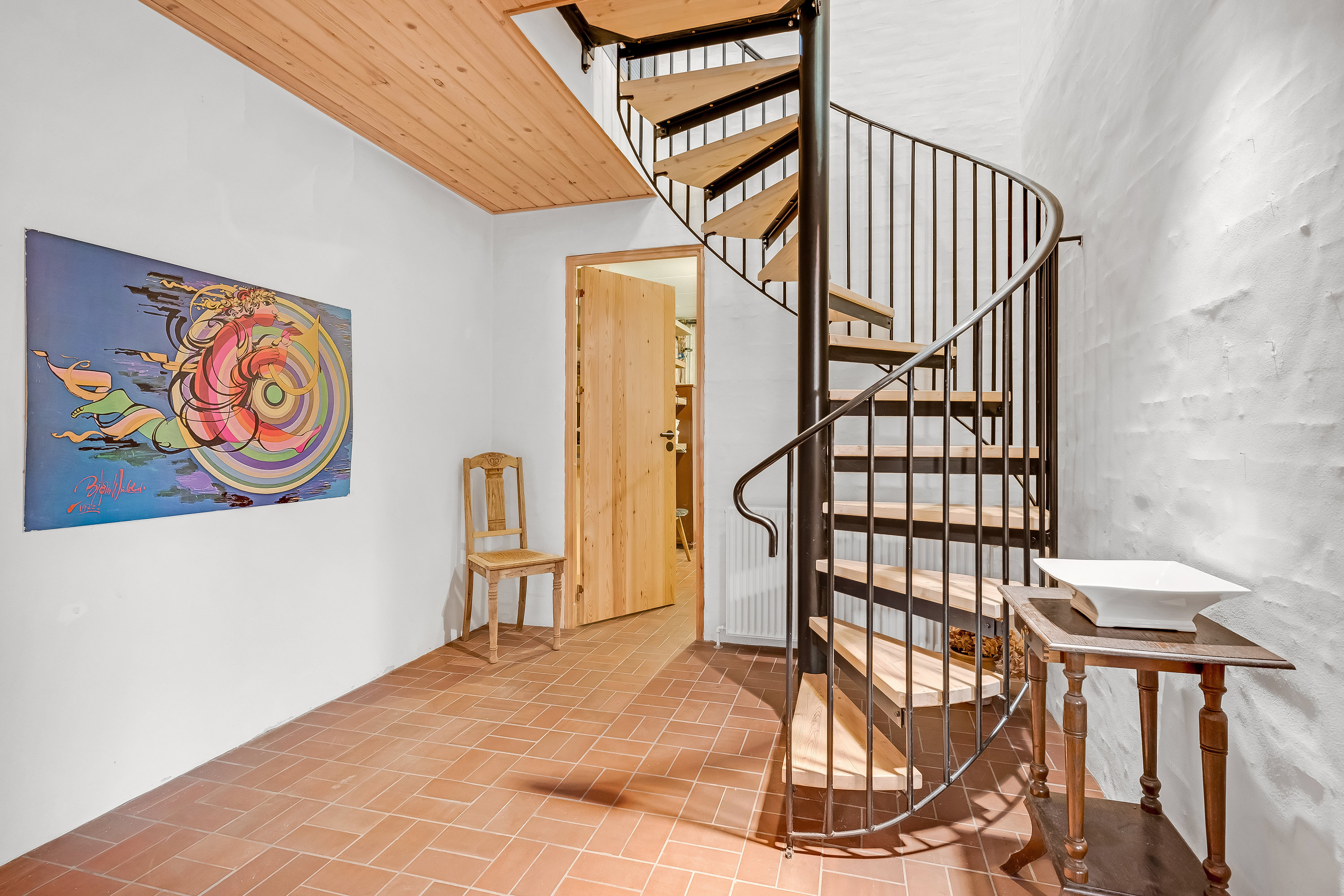 Fremhævet trappe billede i fuldskærmstilstand. Billede af Egevej 5, Mejdal, 7500 Holstebro