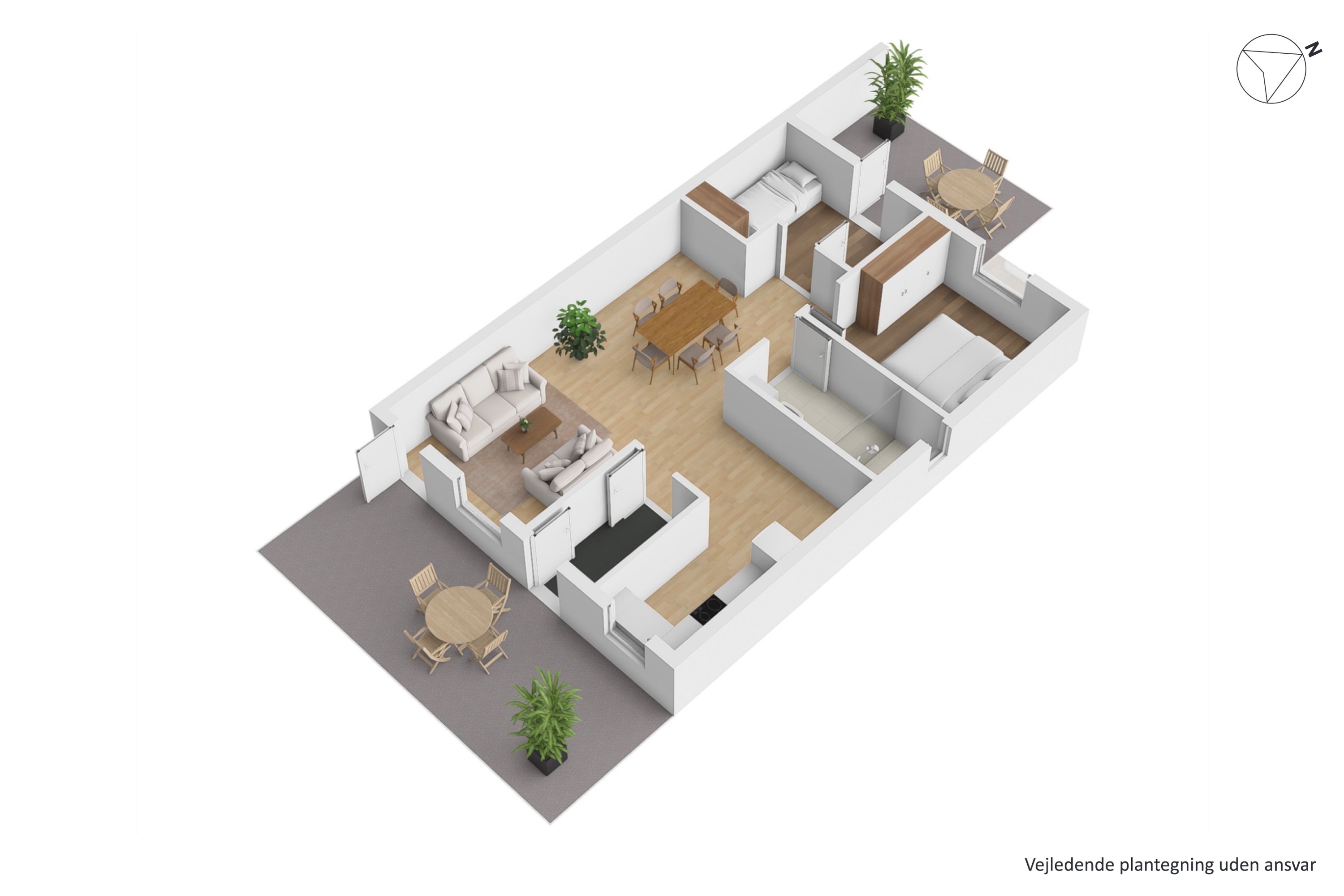 Plantegninger billede af Bøgelunden 15, 8722 Hedensted