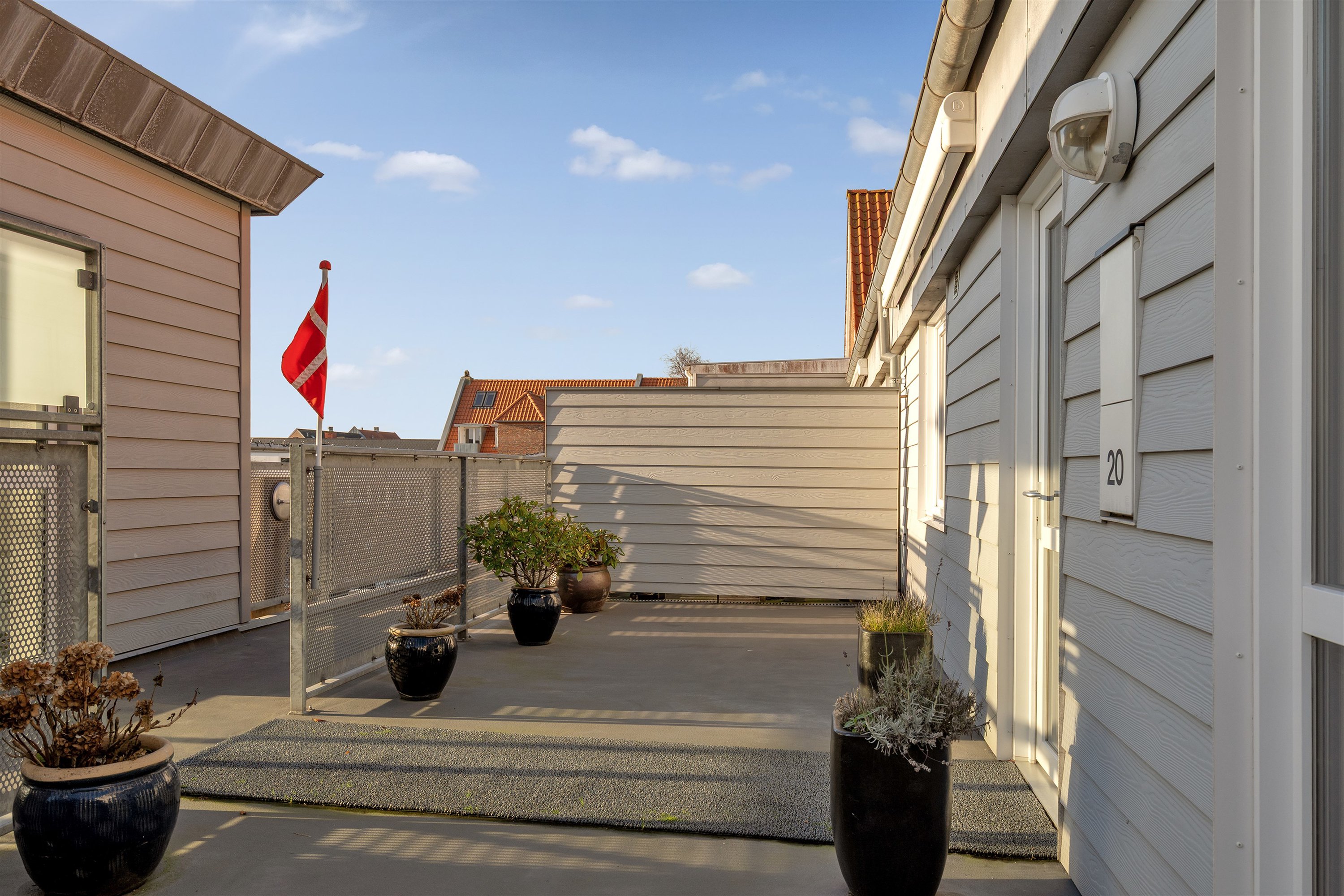 Fremhævet terrasse billede i fuldskærmstilstand. Billede af Østergade 20, 3. 20., 6700 Esbjerg