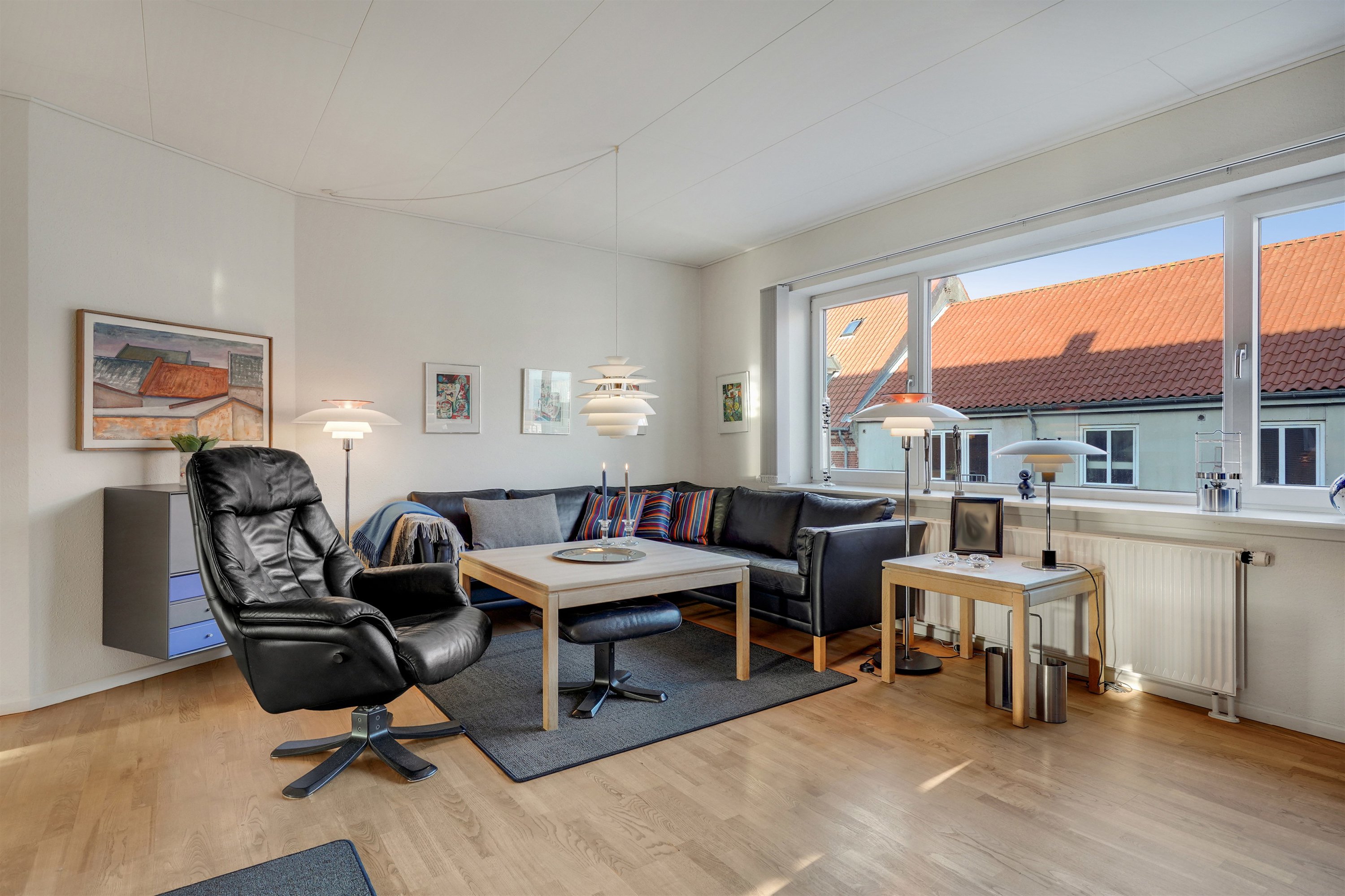 Fremhævet stue billede i fuldskærmstilstand. Billede af Østergade 20, 3. 20., 6700 Esbjerg