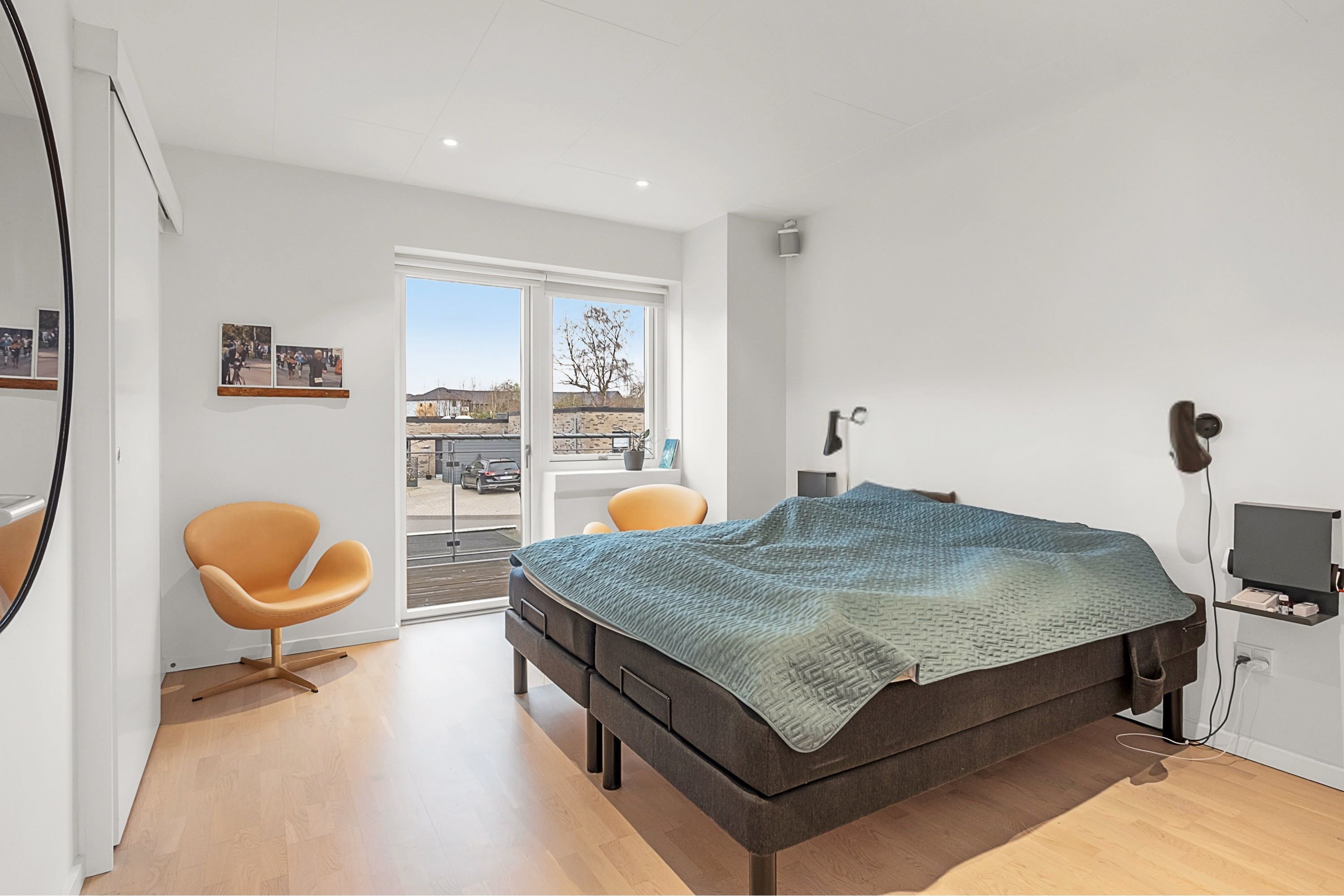 Fremhævet soveværelse billede i fuldskærmstilstand. Billede af Grønnehaven 9, 8520 Lystrup