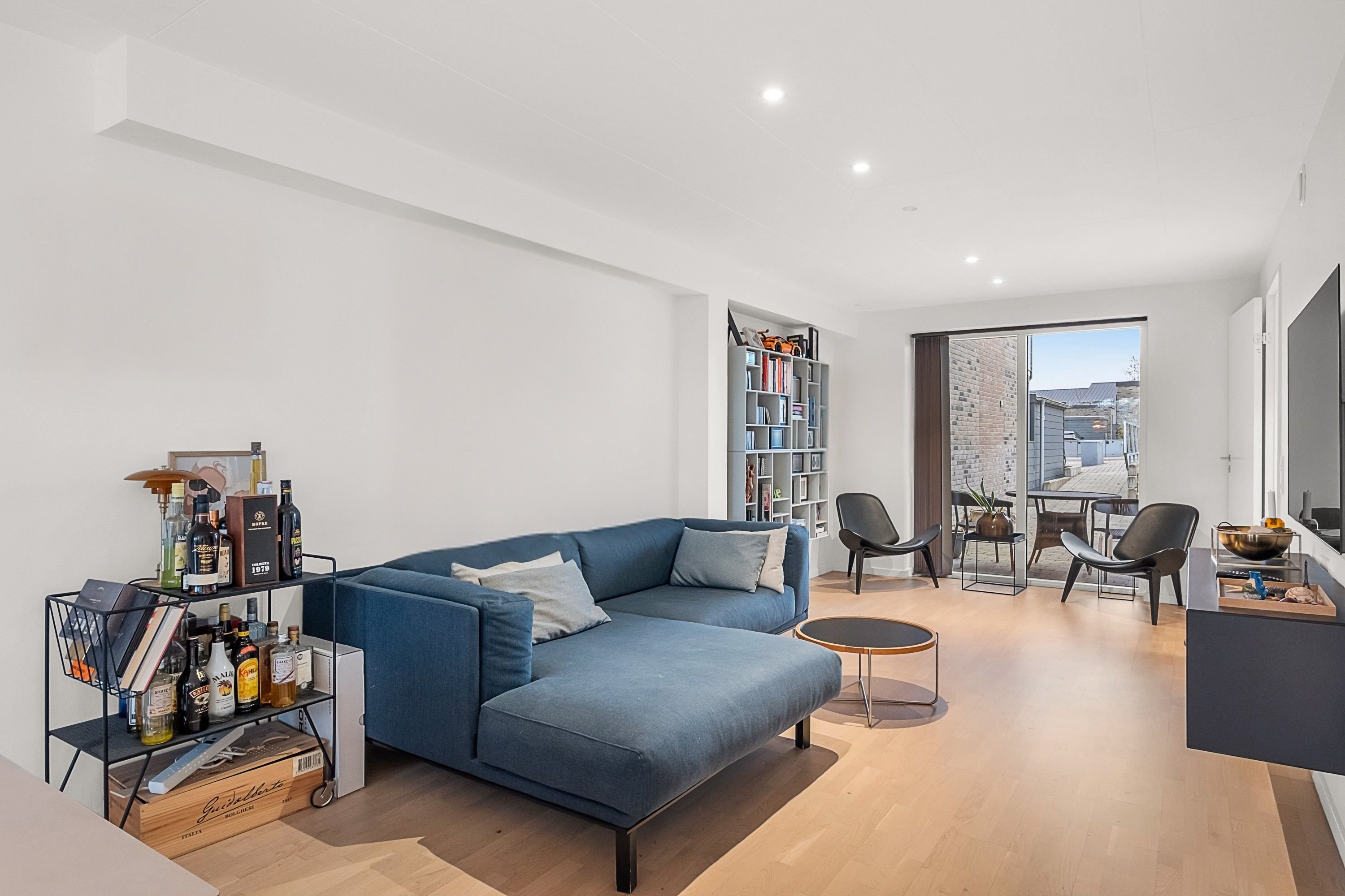 Fremhævet stue billede i fuldskærmstilstand. Billede af Grønnehaven 9, 8520 Lystrup