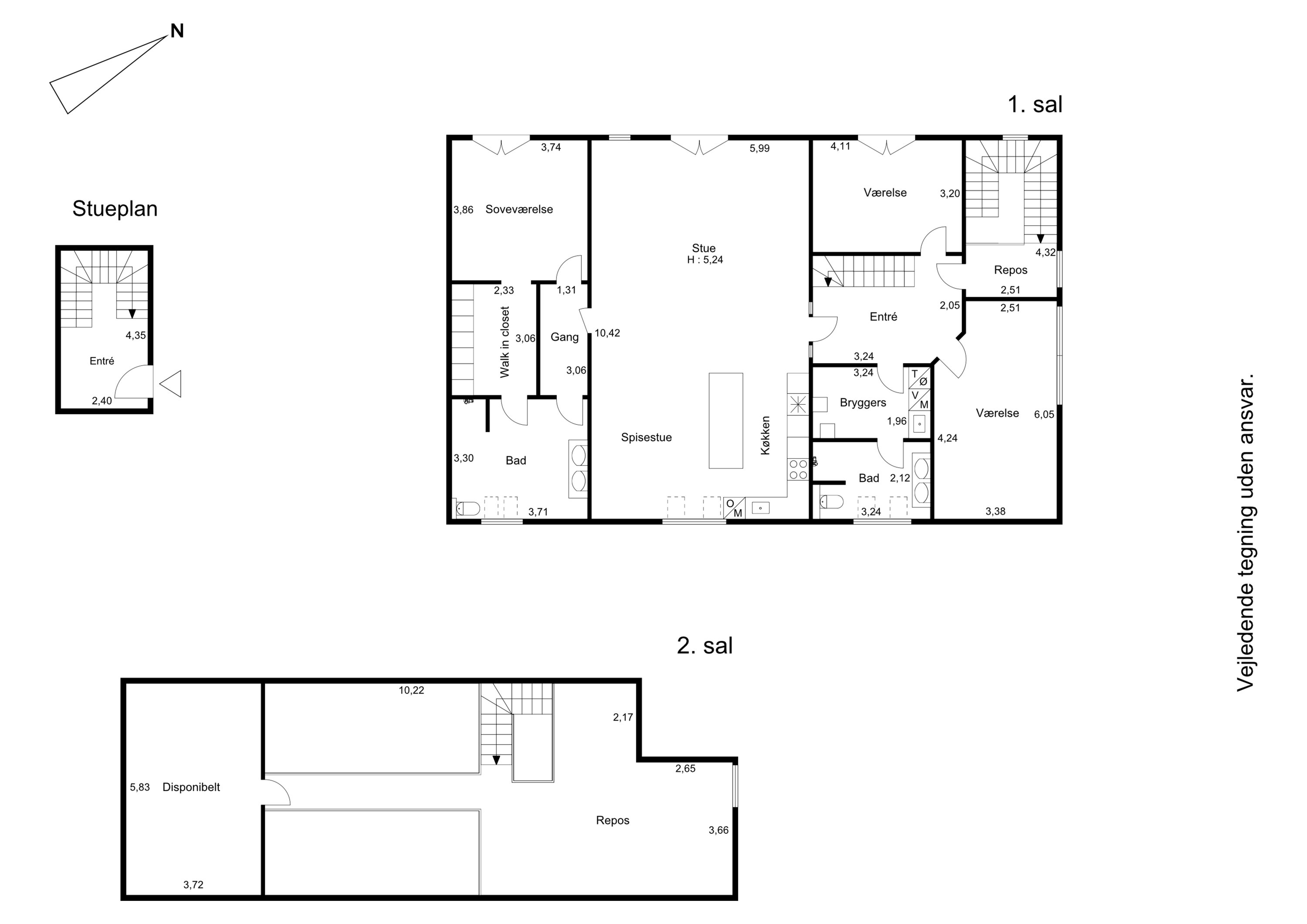 Plantegninger billede af Møllevej 2a, 4140 Borup