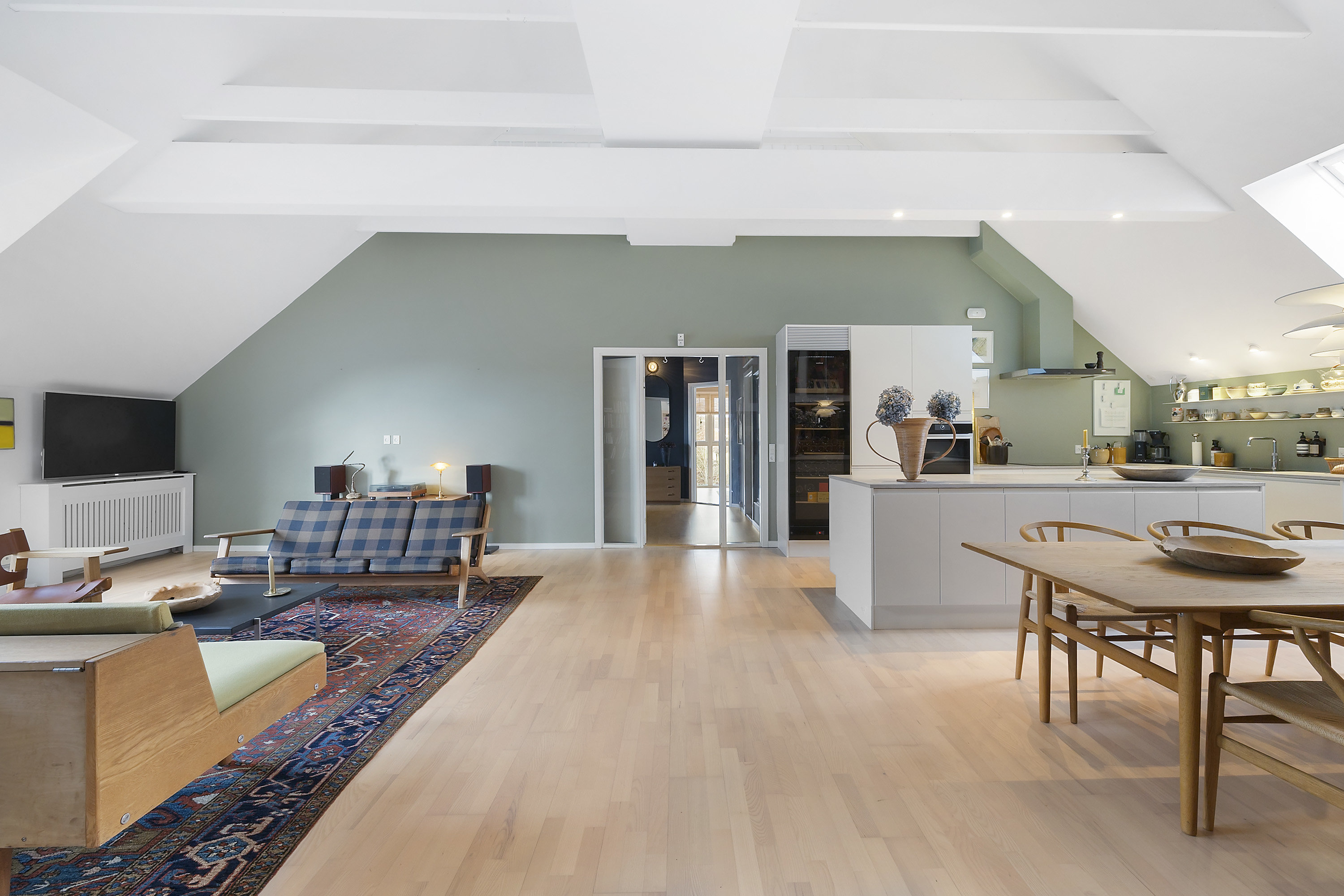 Fremhævet stue billede i fuldskærmstilstand. Billede af Møllevej 2a, 4140 Borup