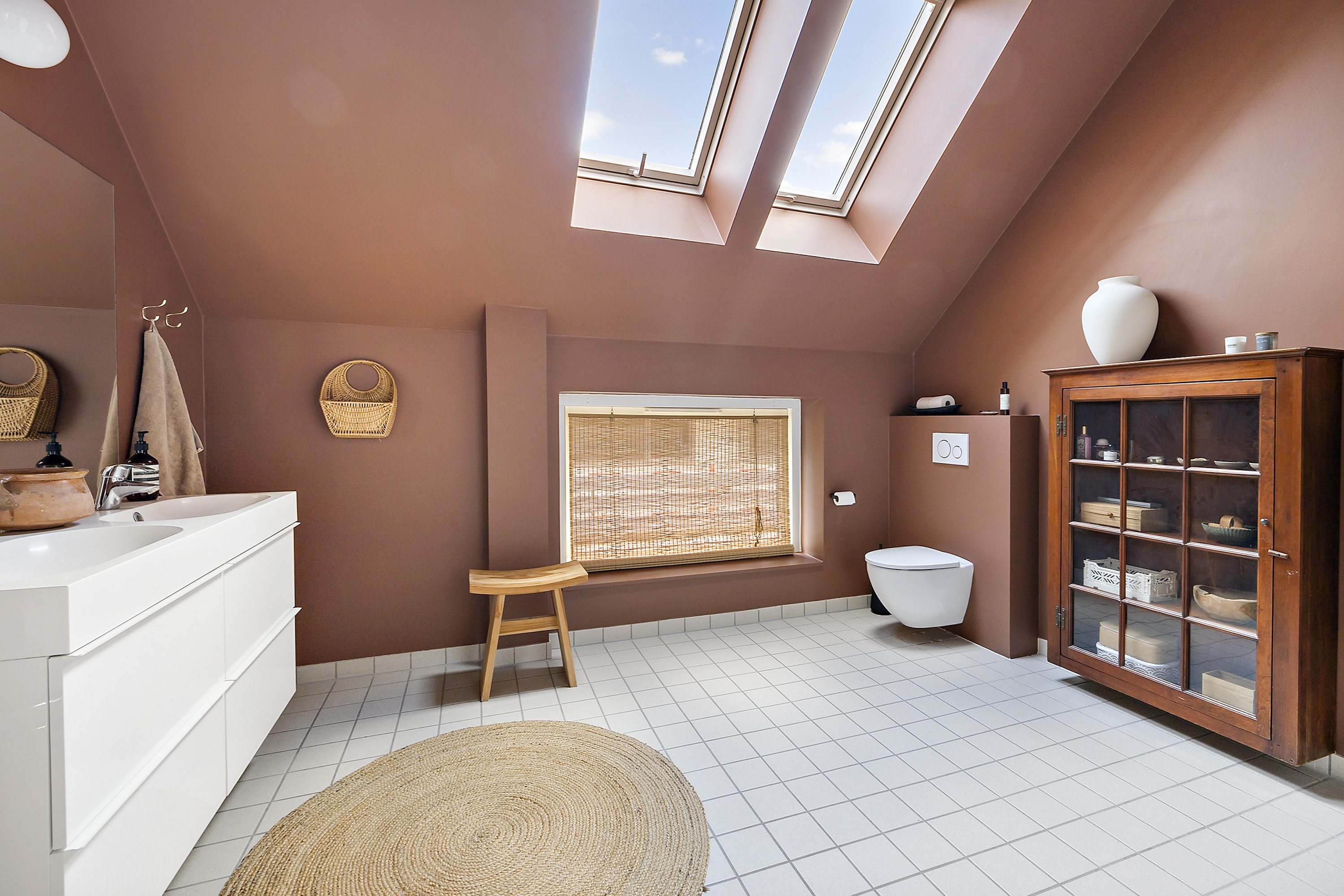 Fremhævet badeværelse billede i fuldskærmstilstand. Billede af Møllevej 2a, 4140 Borup