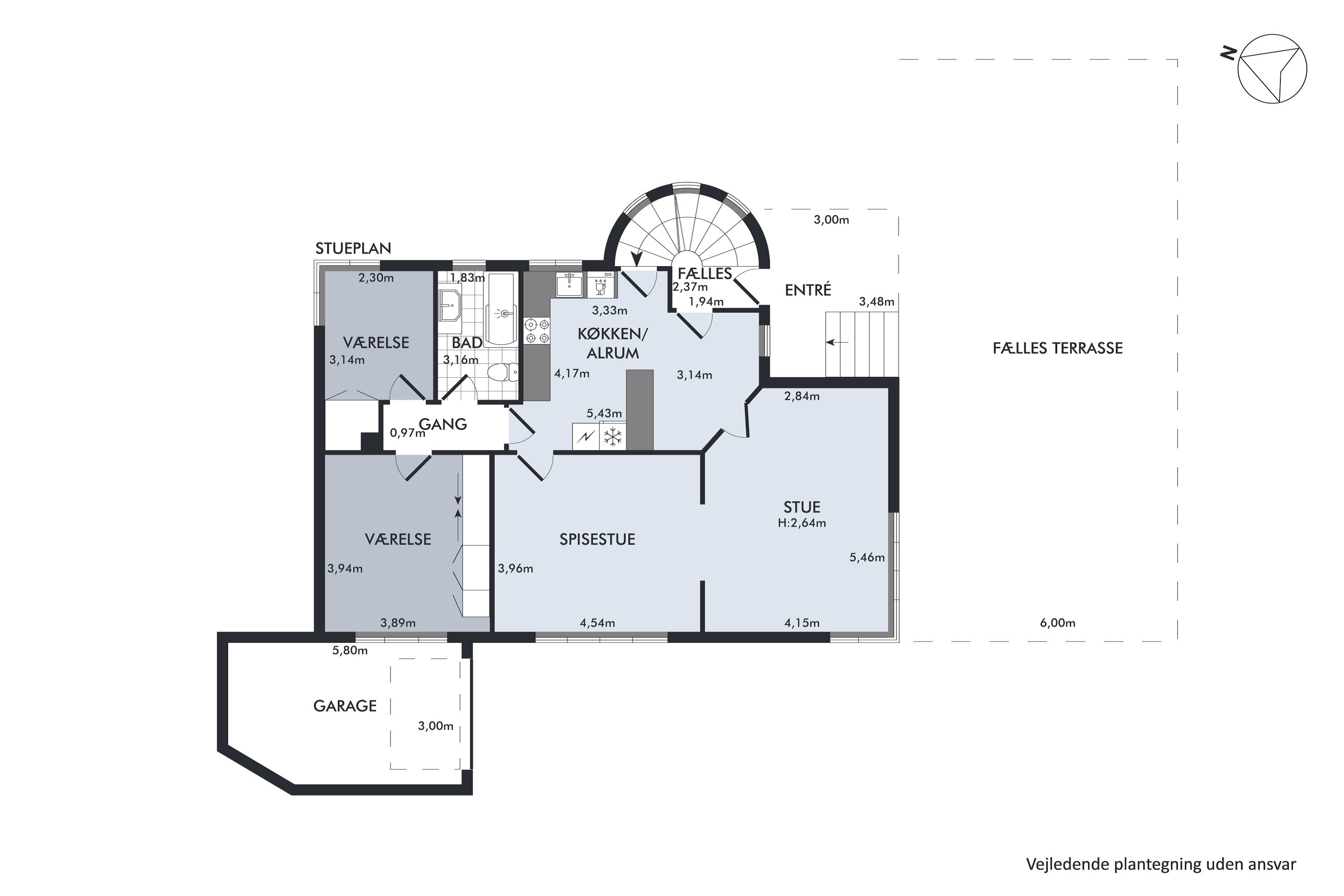 Plantegninger billede af Dyssegårdsvej 48, st.., 2870 Dyssegård