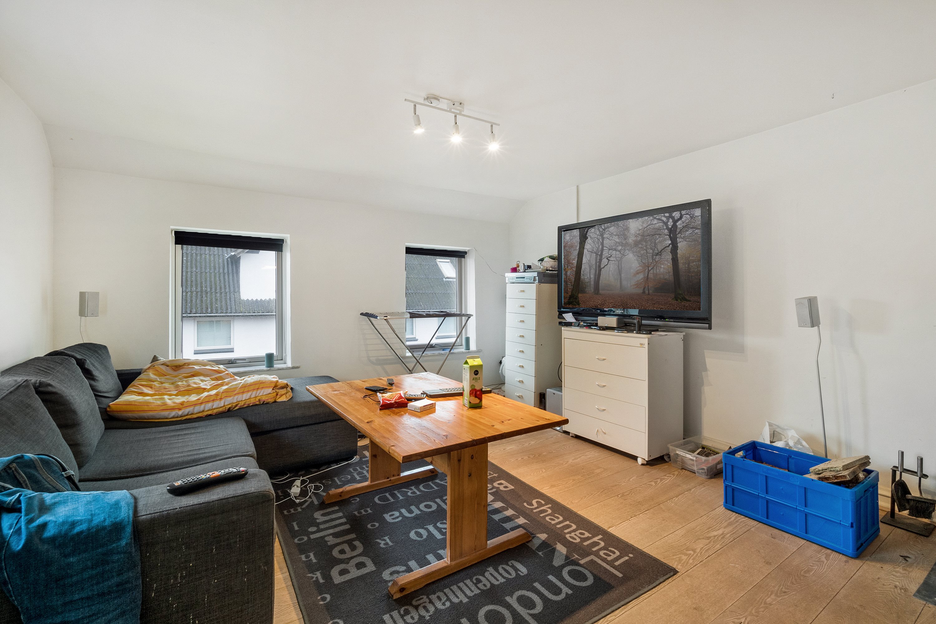 Fremhævet stue billede i fuldskærmstilstand. Billede af Borgergade 10A, og. B., 8832 Skals