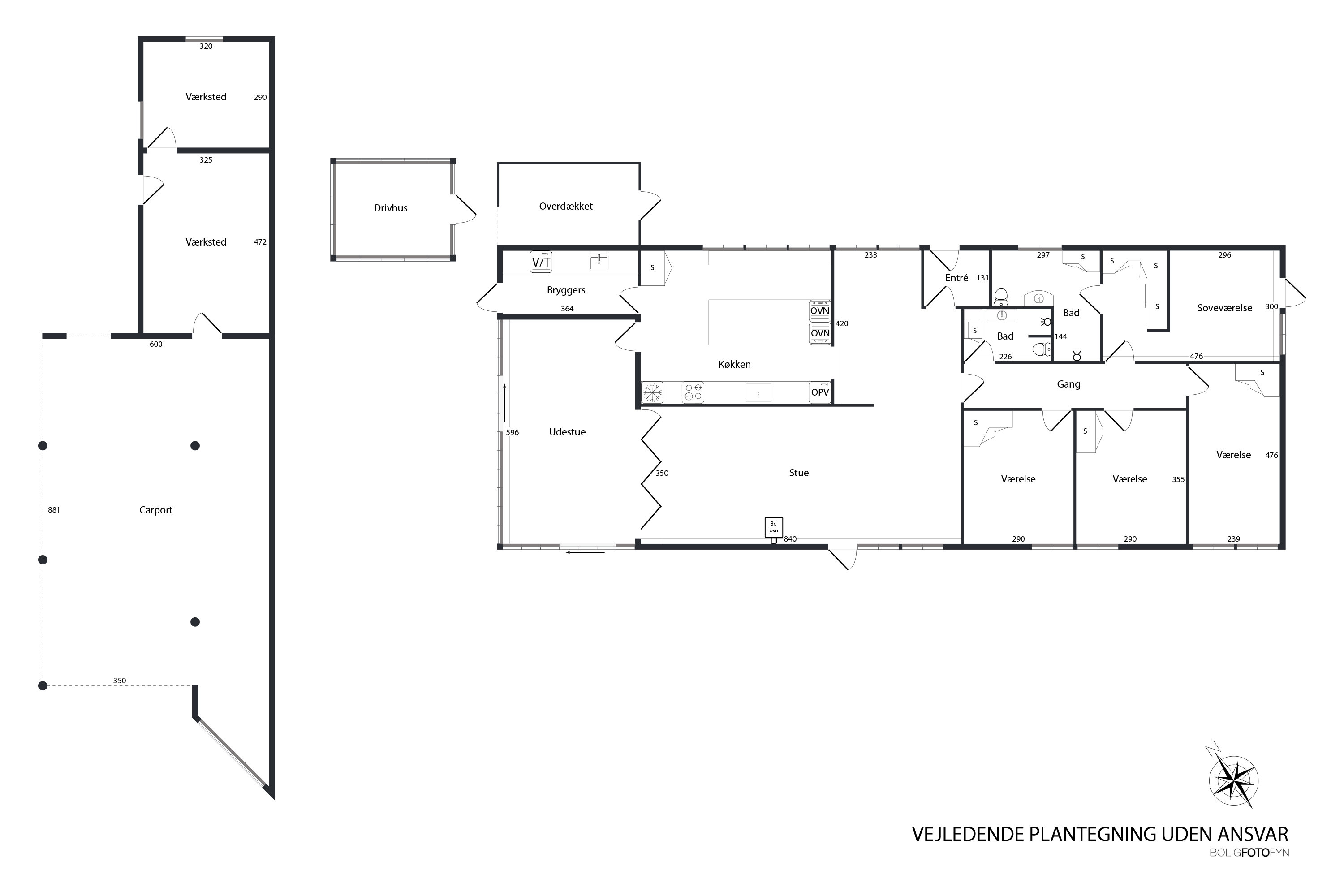 Plantegninger billede af Rugmarksvej 1, 5800 Nyborg