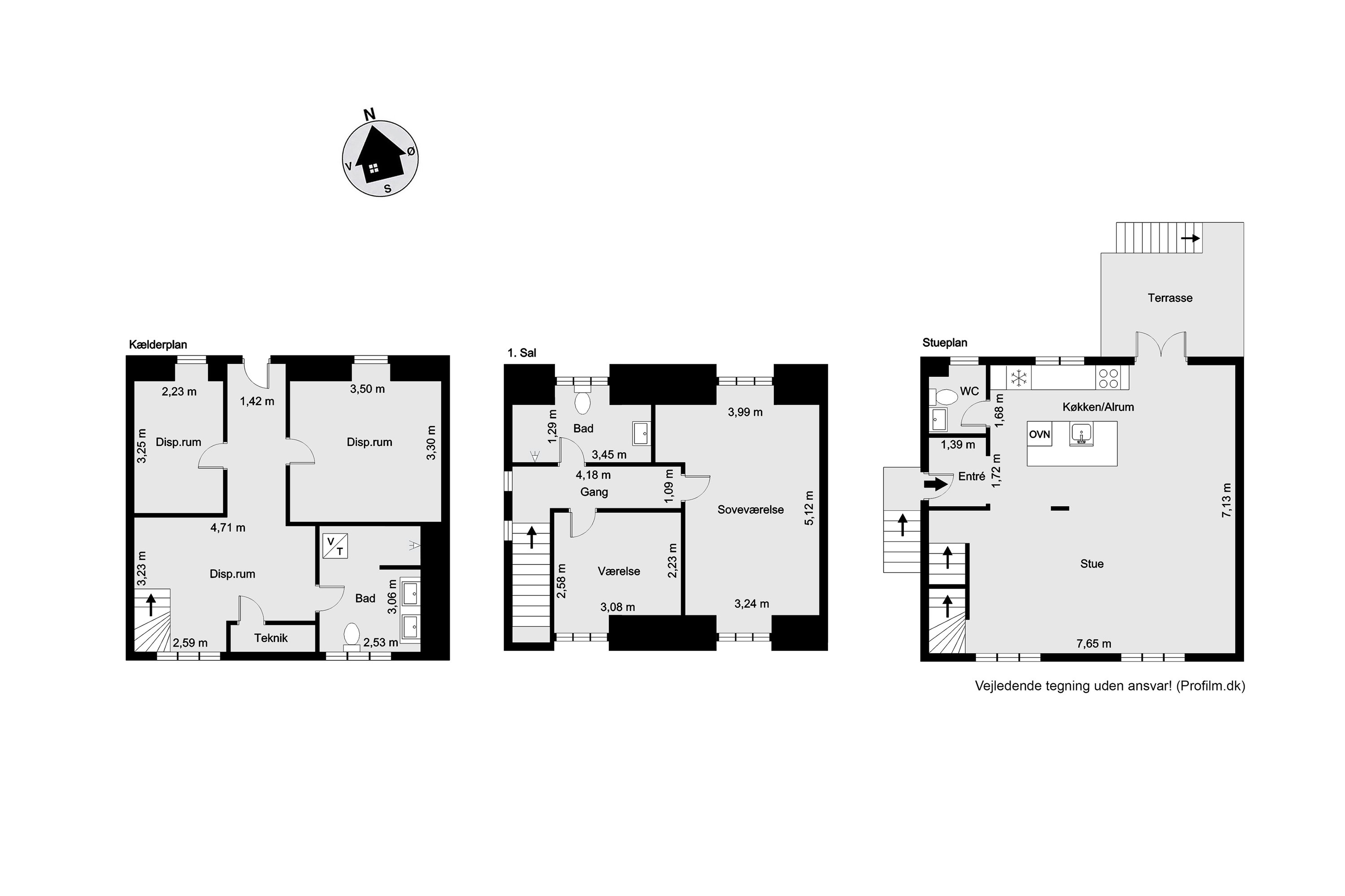 Plantegninger billede af Odensevej 109, 5500 Middelfart