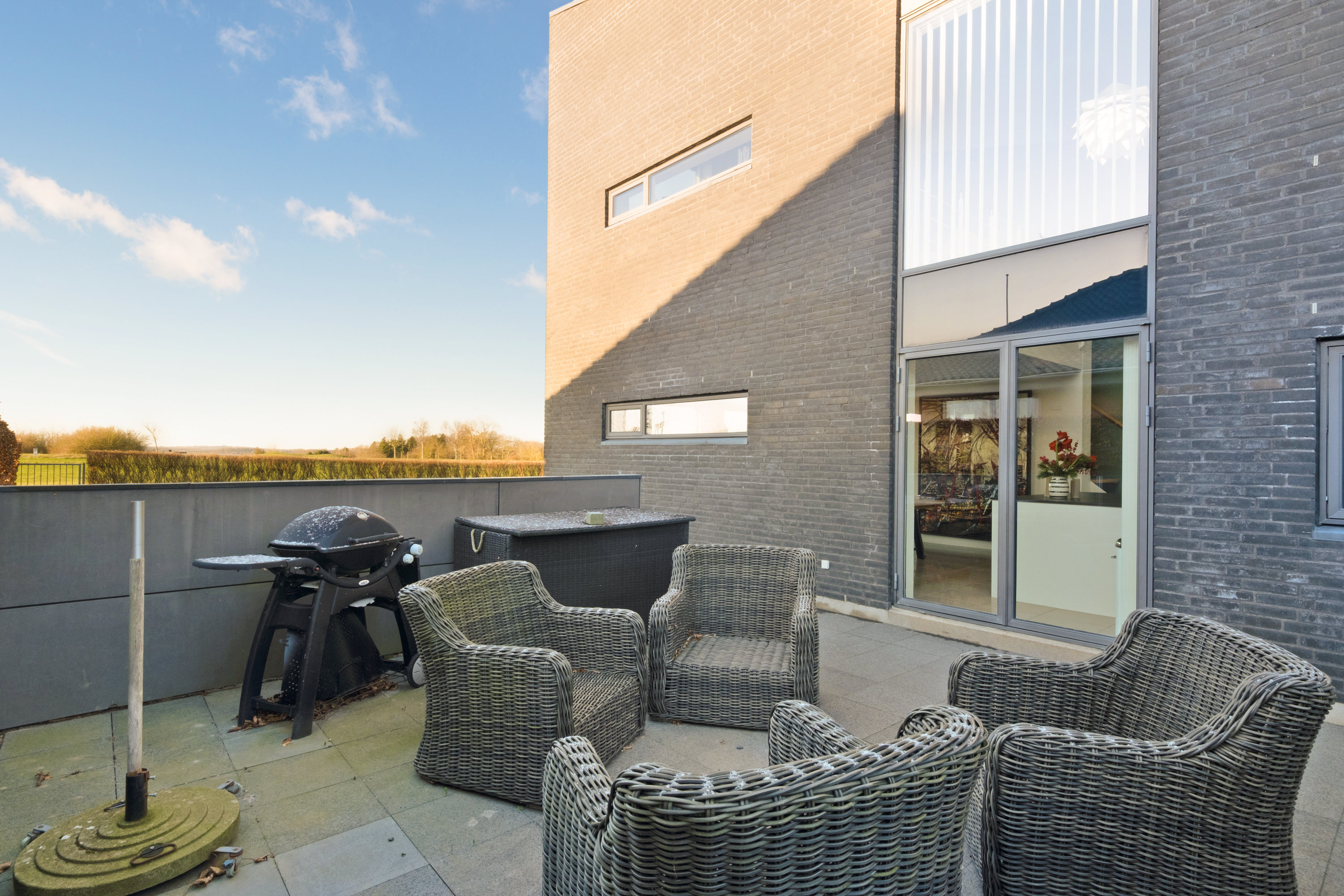 Fremhævet terrasse billede i fuldskærmstilstand. Billede af Rømøvænget 11, 5500 Middelfart