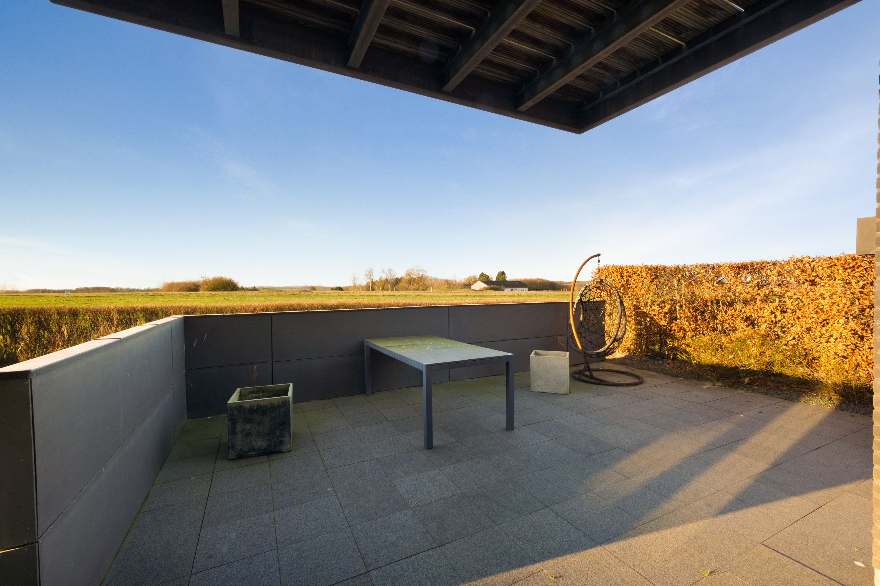 Fremhævet terrasse billede i fuldskærmstilstand. Billede af Rømøvænget 11, 5500 Middelfart