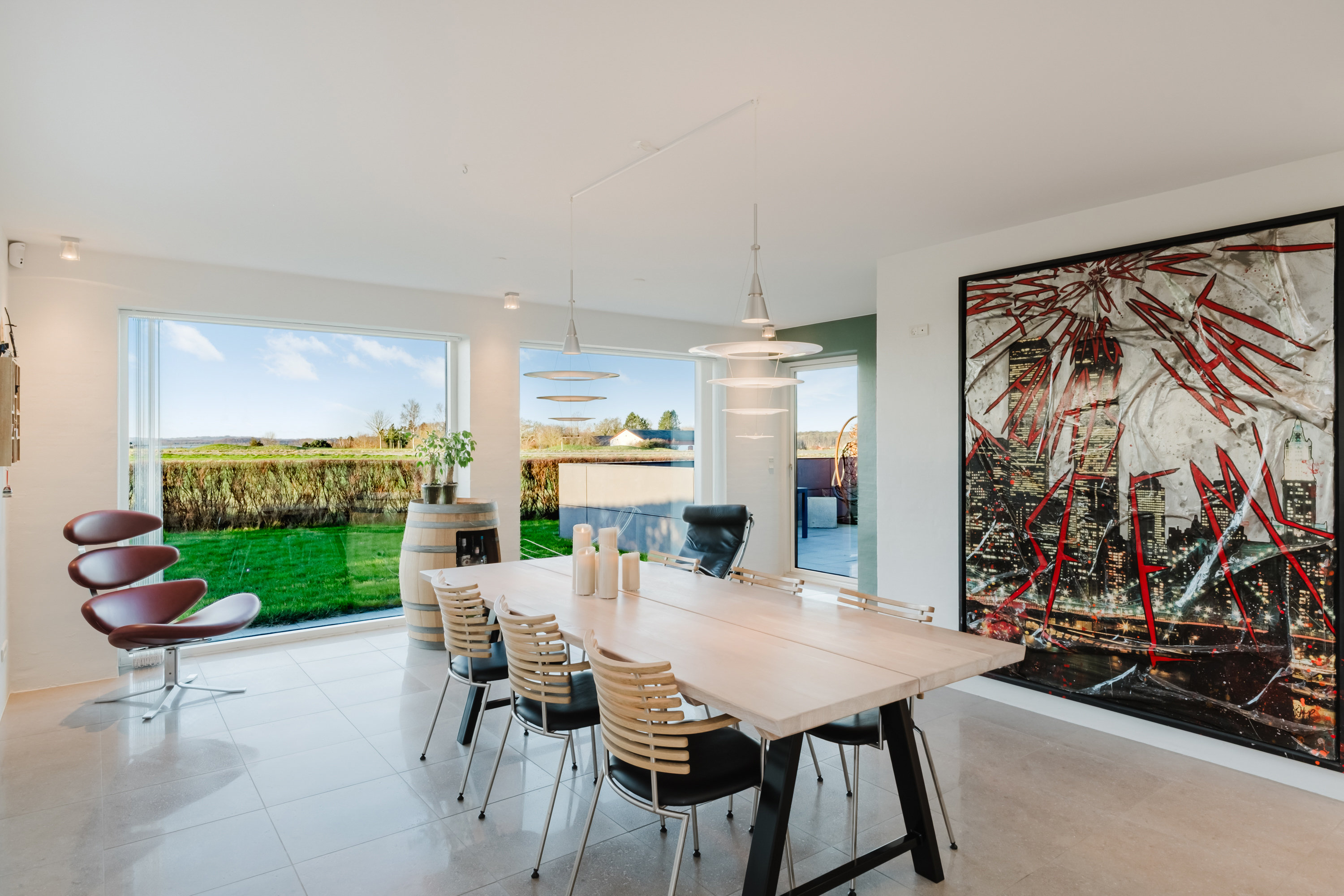 Fremhævet køkken alrum billede i fuldskærmstilstand. Billede af Rømøvænget 11, 5500 Middelfart