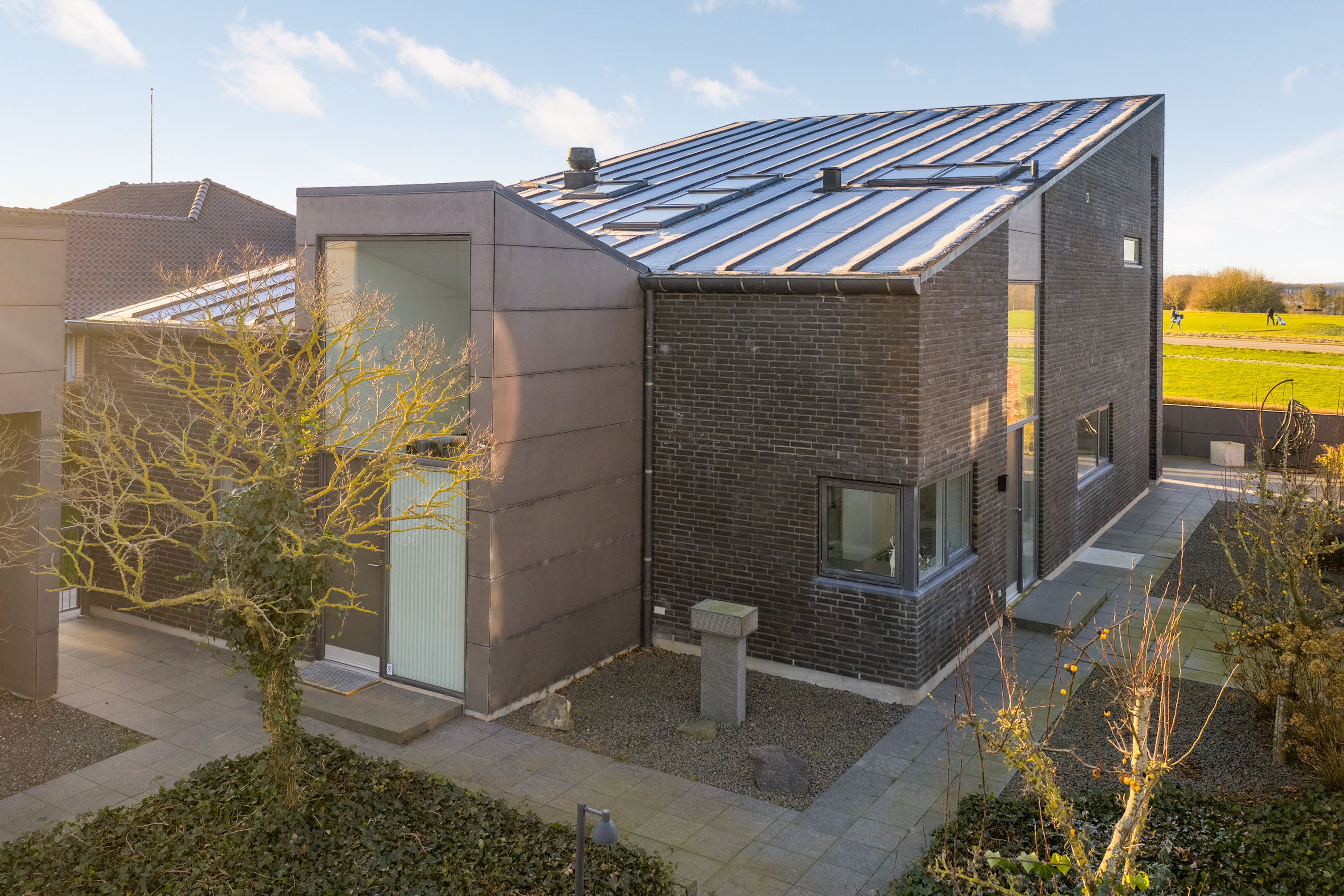 Fremhævet luftfoto billede i fuldskærmstilstand. Billede af Rømøvænget 11, 5500 Middelfart