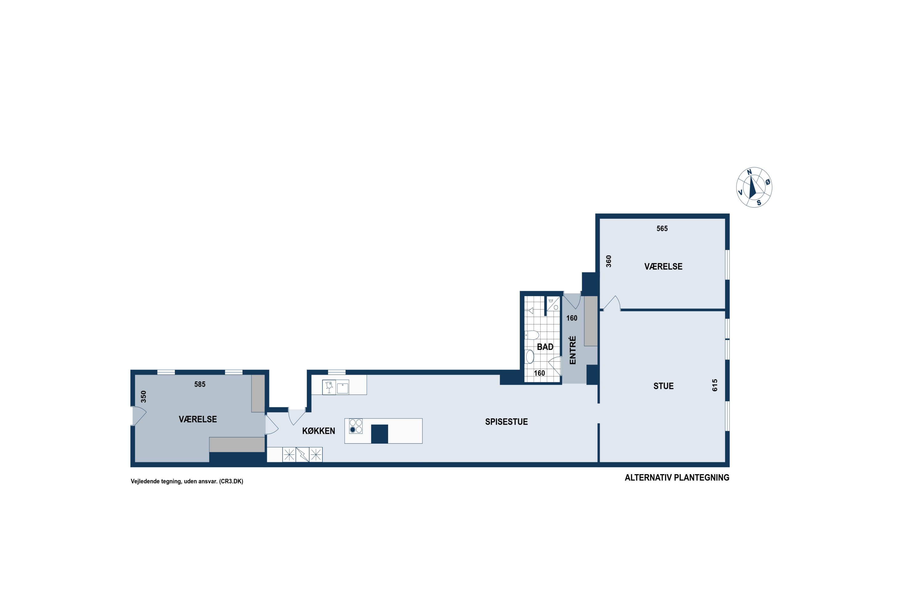 Plantegninger billede af Store Kongensgade 67A, 4. th., 1264 København K