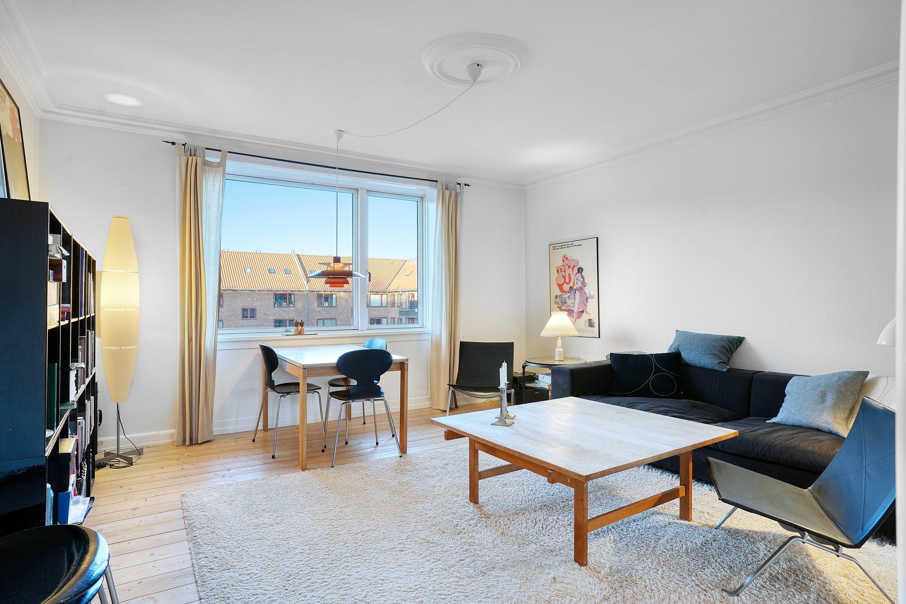 Fremhævet stue billede i fuldskærmstilstand. Billede af Horsekildevej 30, 4. tv., 2500 Valby