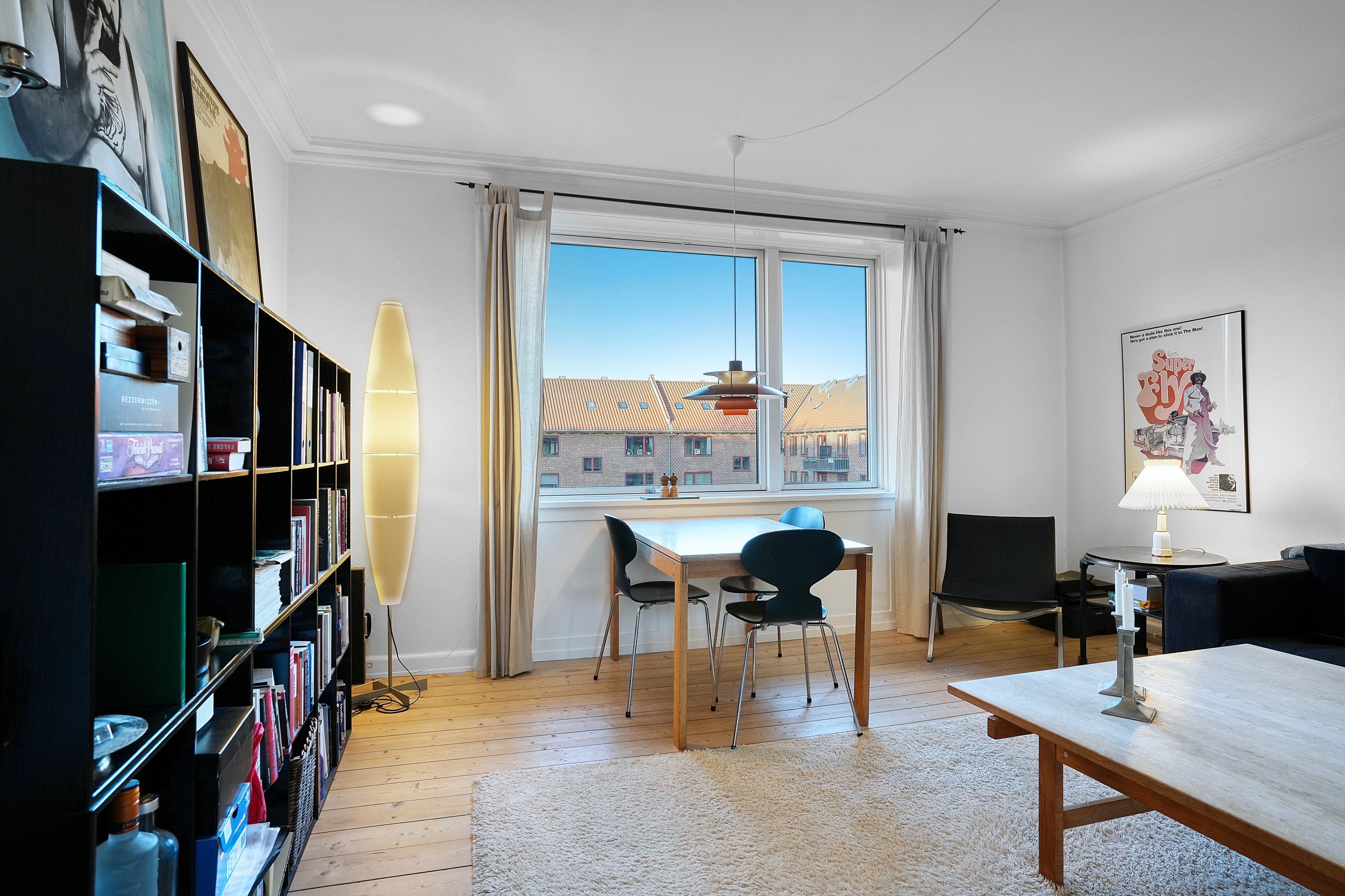 Fremhævet stue billede i fuldskærmstilstand. Billede af Horsekildevej 30, 4. tv., 2500 Valby