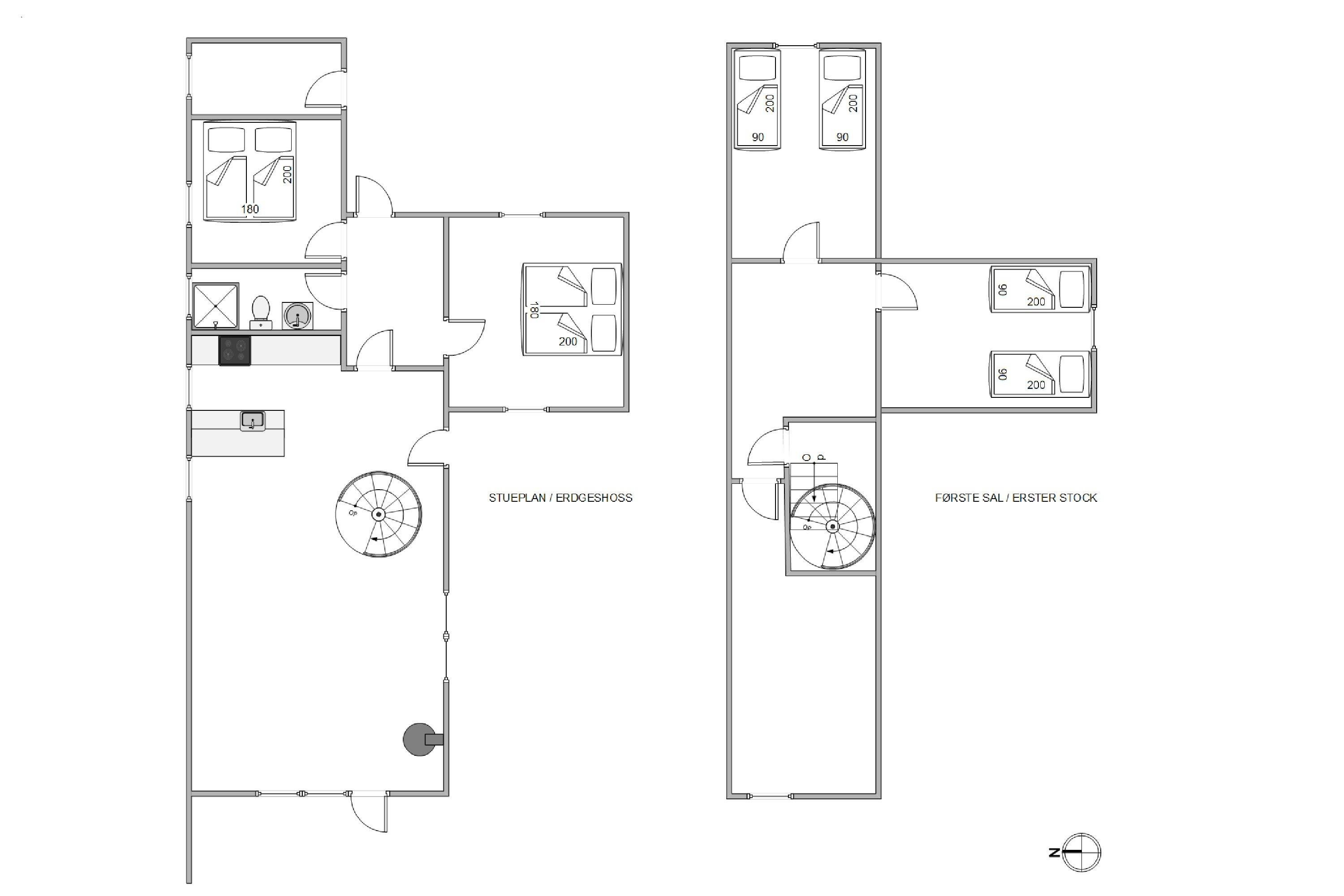 Plantegninger billede af Anker Eskildsens Vej 118, Nr Lyngvig, 6960 Hvide Sande