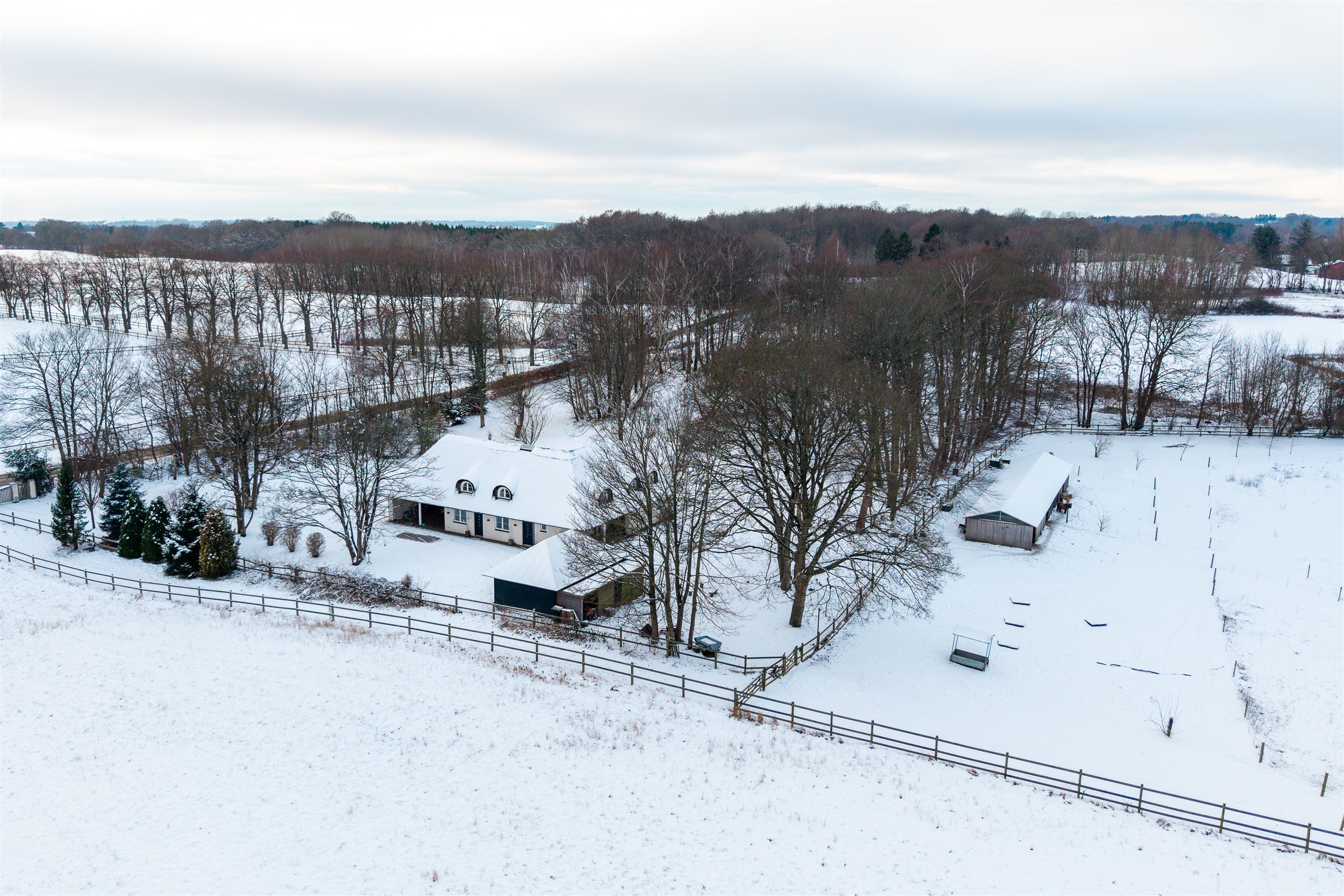 Villa: Luftfoto på Stumpedyssevej 2, 2970 Hørsholm