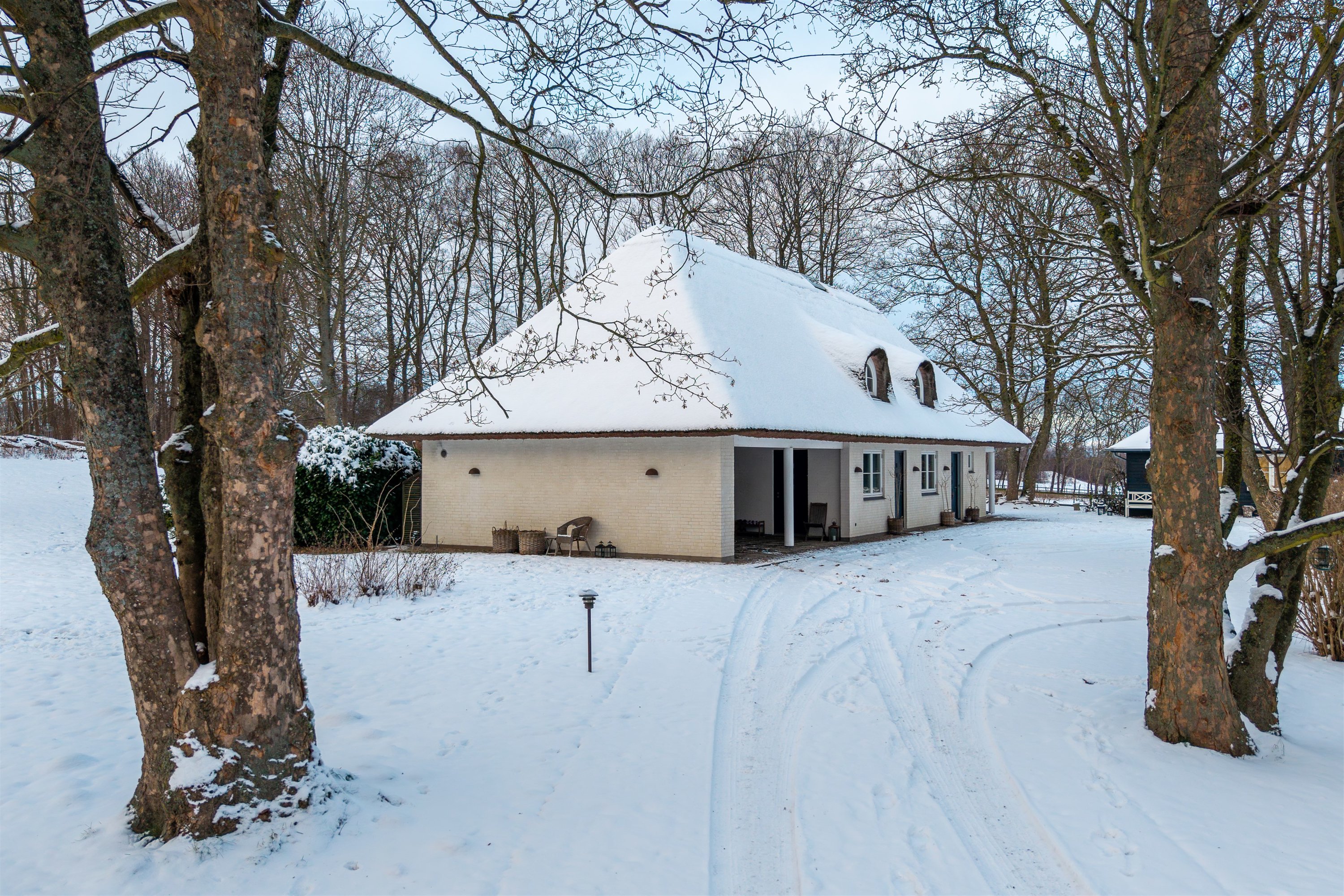 Fremhævet luftfoto billede i fuldskærmstilstand. Billede af Stumpedyssevej 2, 2970 Hørsholm
