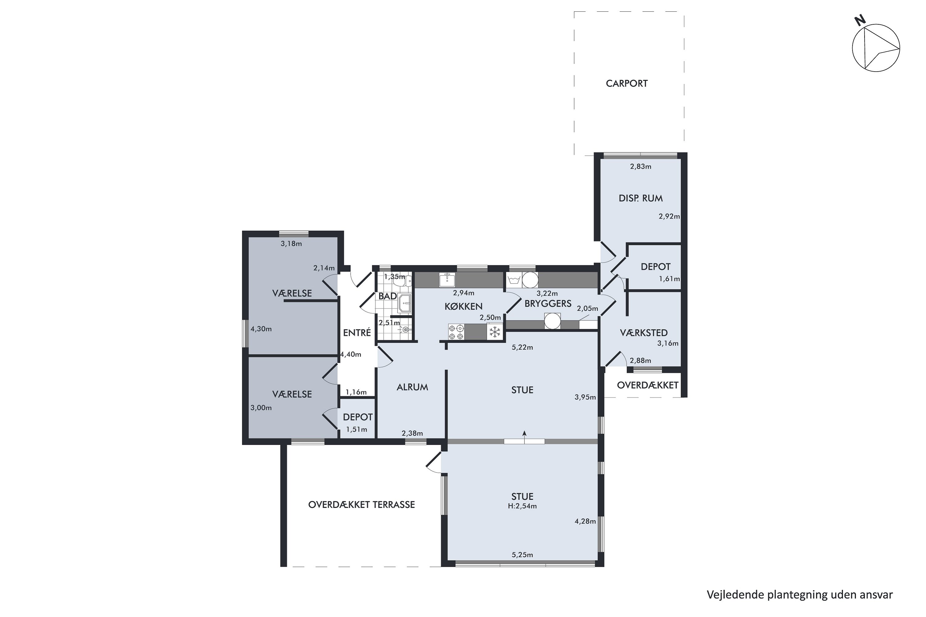 Plantegninger billede af Vedbæksalle 83, Torsted, 8700 Horsens