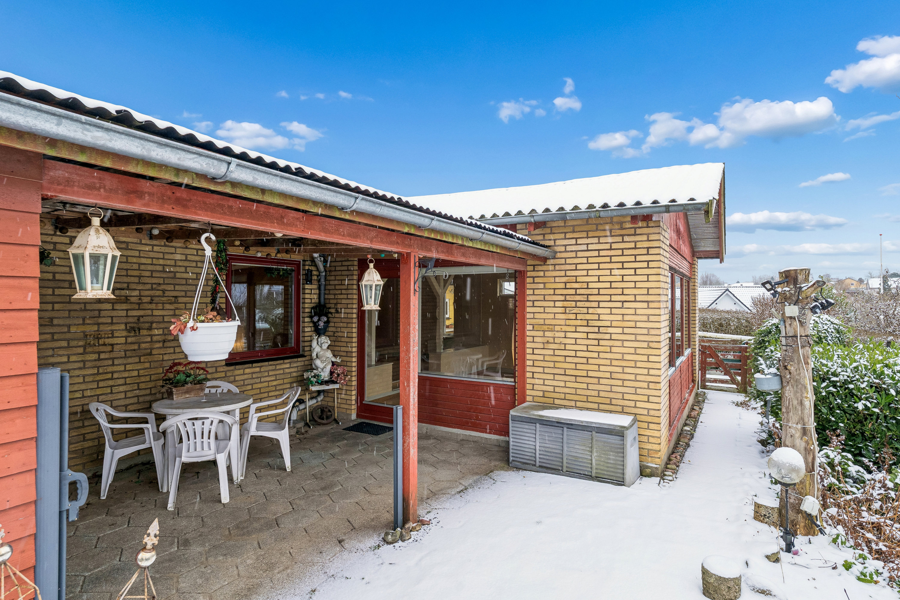 Fremhævet terrasse billede i fuldskærmstilstand. Billede af Vedbæksalle 83, Torsted, 8700 Horsens