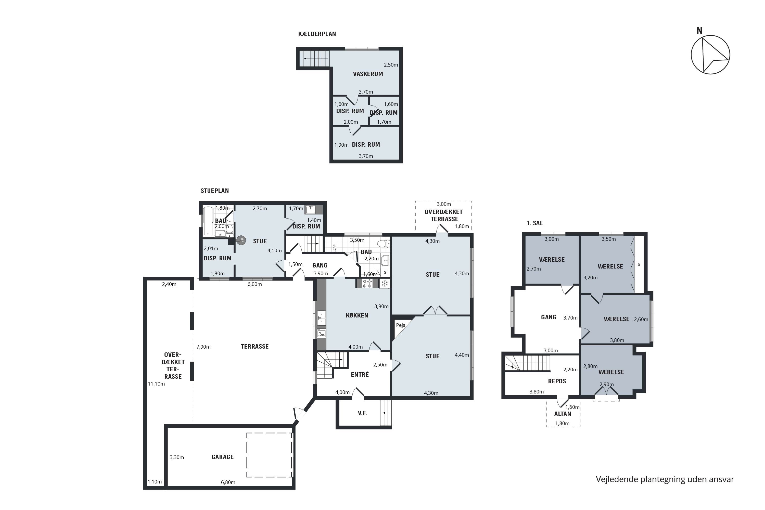 Plantegninger billede af Byrum Hovedgade 95, Byrum, 9940 Læsø