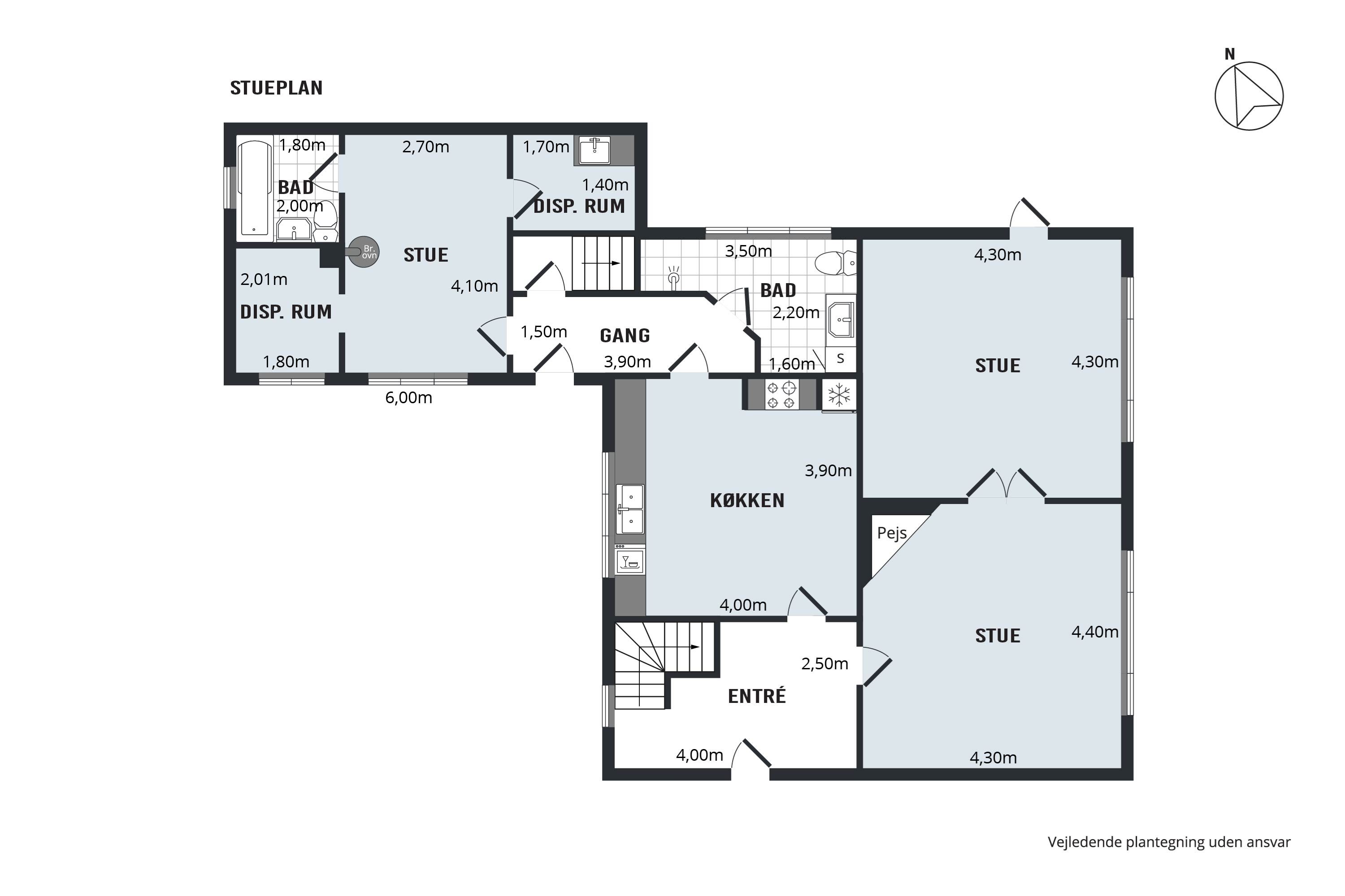 Plantegninger billede af Byrum Hovedgade 95, Byrum, 9940 Læsø
