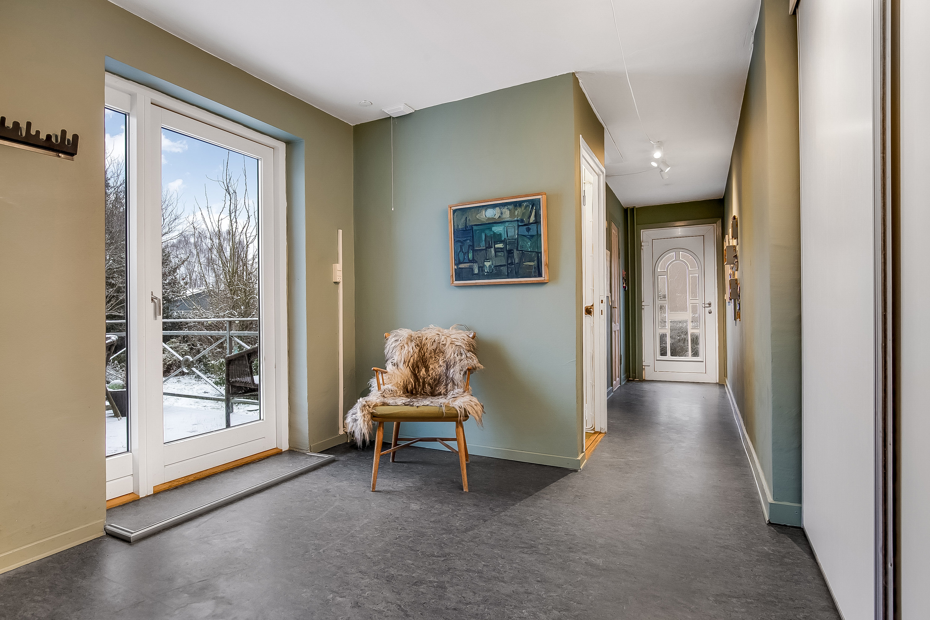 Fremhævet gang billede i fuldskærmstilstand. Billede af Ravnsbjerg 21, 6000 Kolding