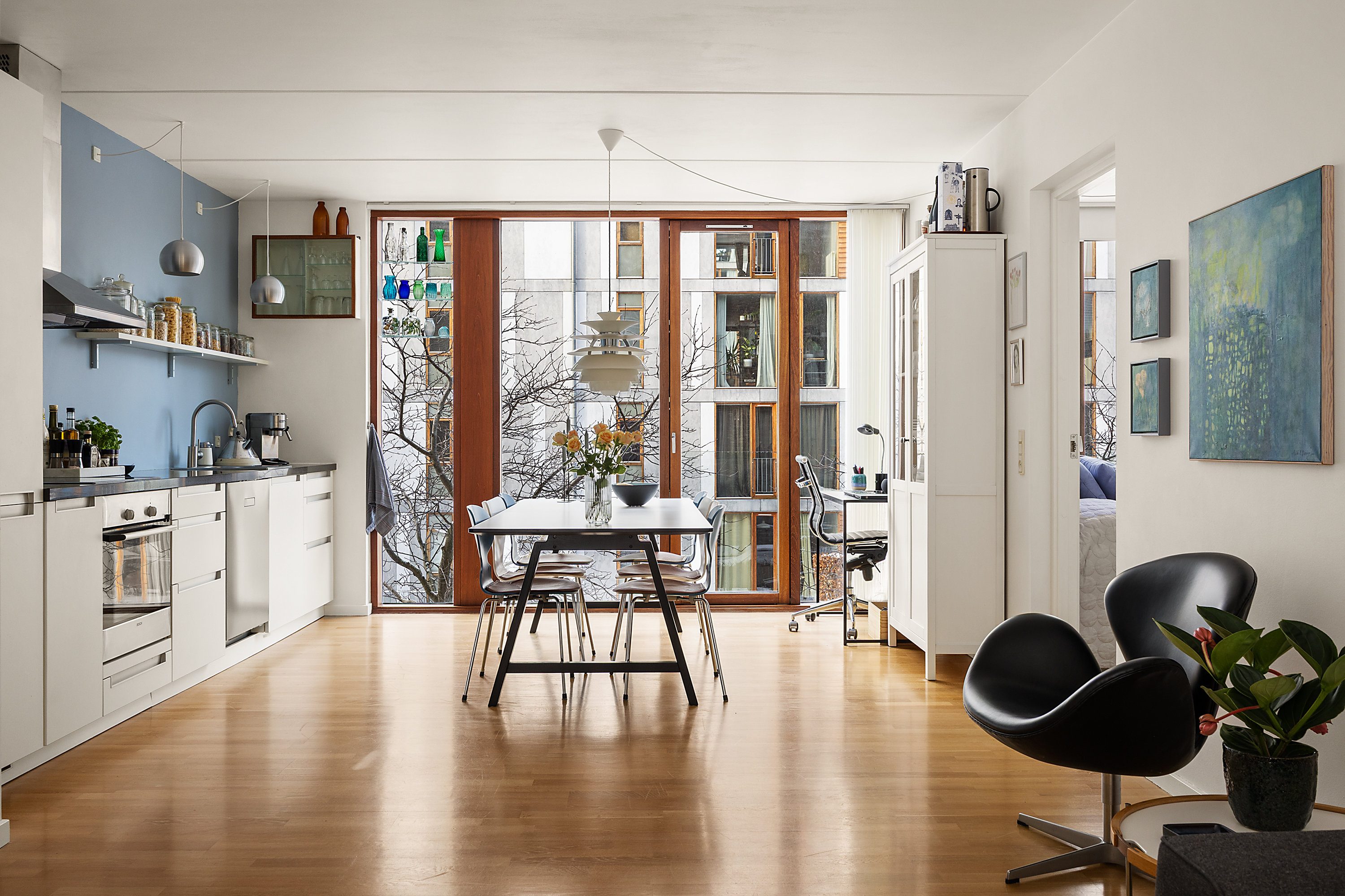 Fremhævet spisestue billede i fuldskærmstilstand. Billede af Teglholm Allé 9G, 1. th., 2450 København SV