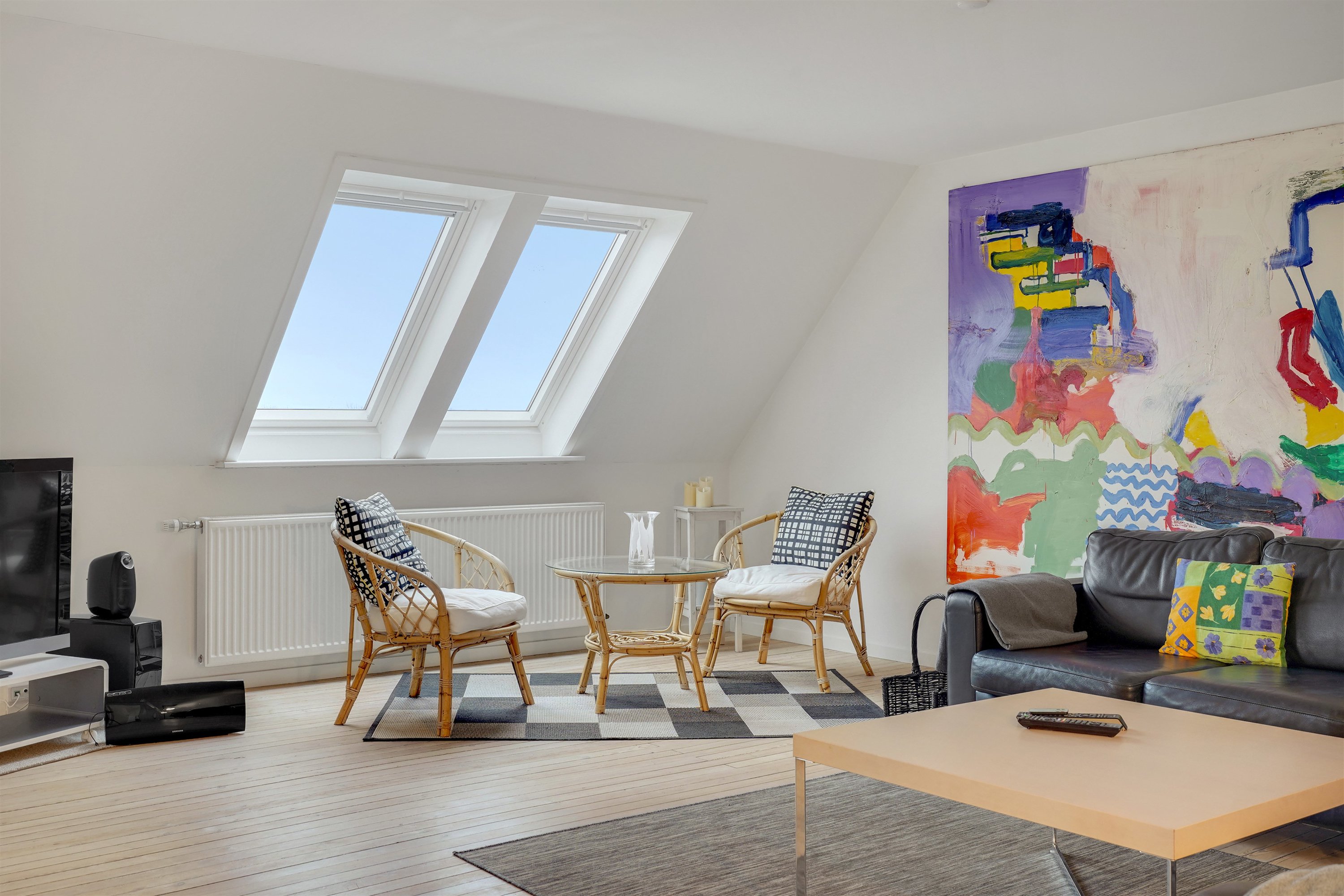 Fremhævet stue billede i fuldskærmstilstand. Billede af Allerupvej 15A-C, Sneum, 6731 Tjæreborg