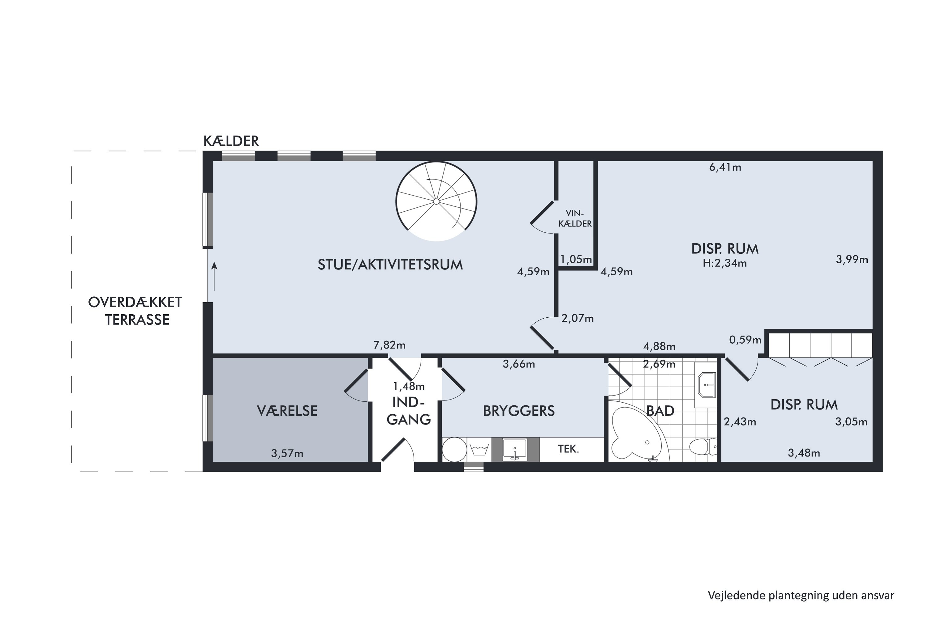 Plantegninger billede af Højvangen 7, 8700 Horsens