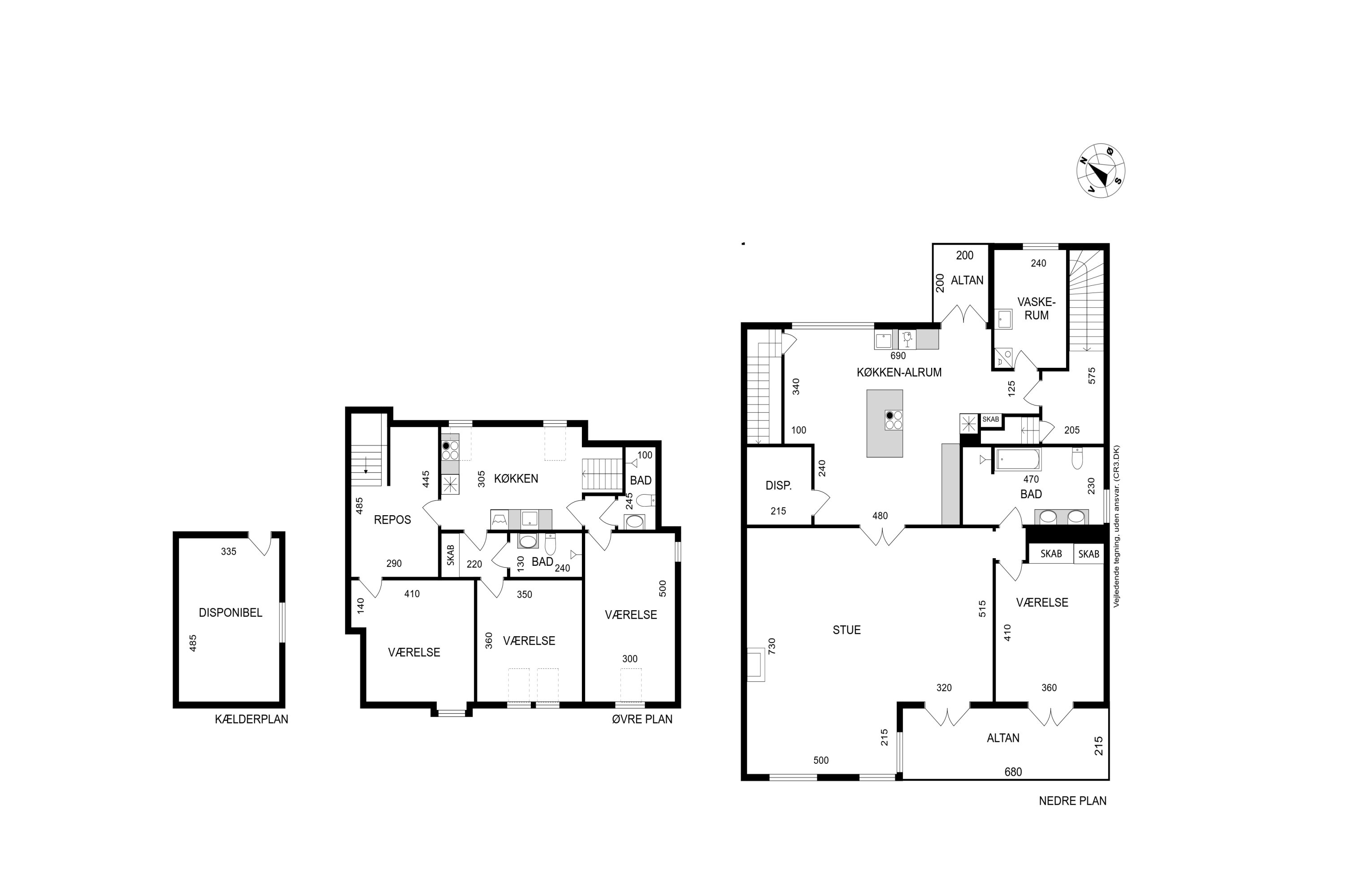 Plantegninger billede af Øster Allé 27, 1., 2100 København Ø