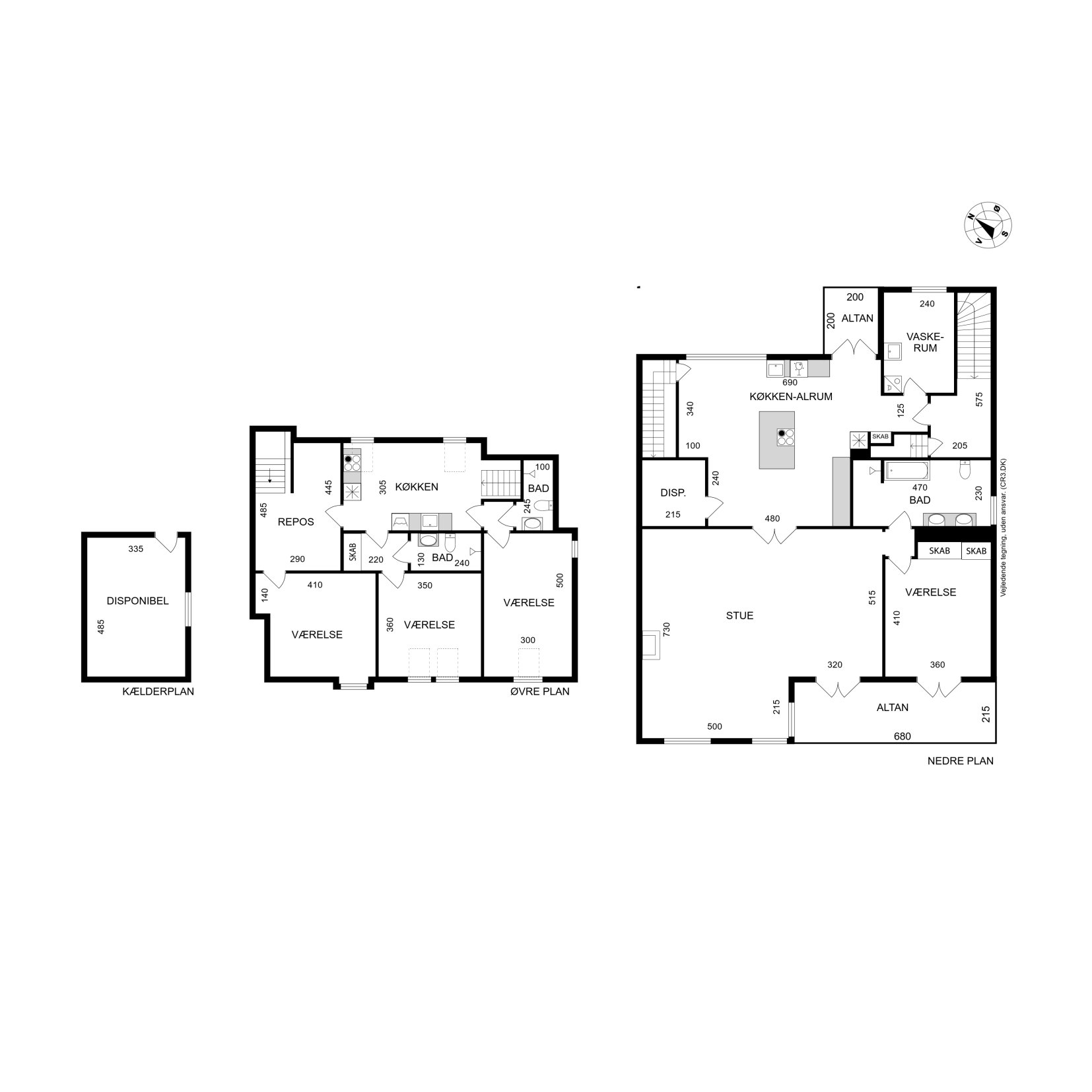 Plantegninger billede af Øster Allé 27, 1., 2100 København Ø
