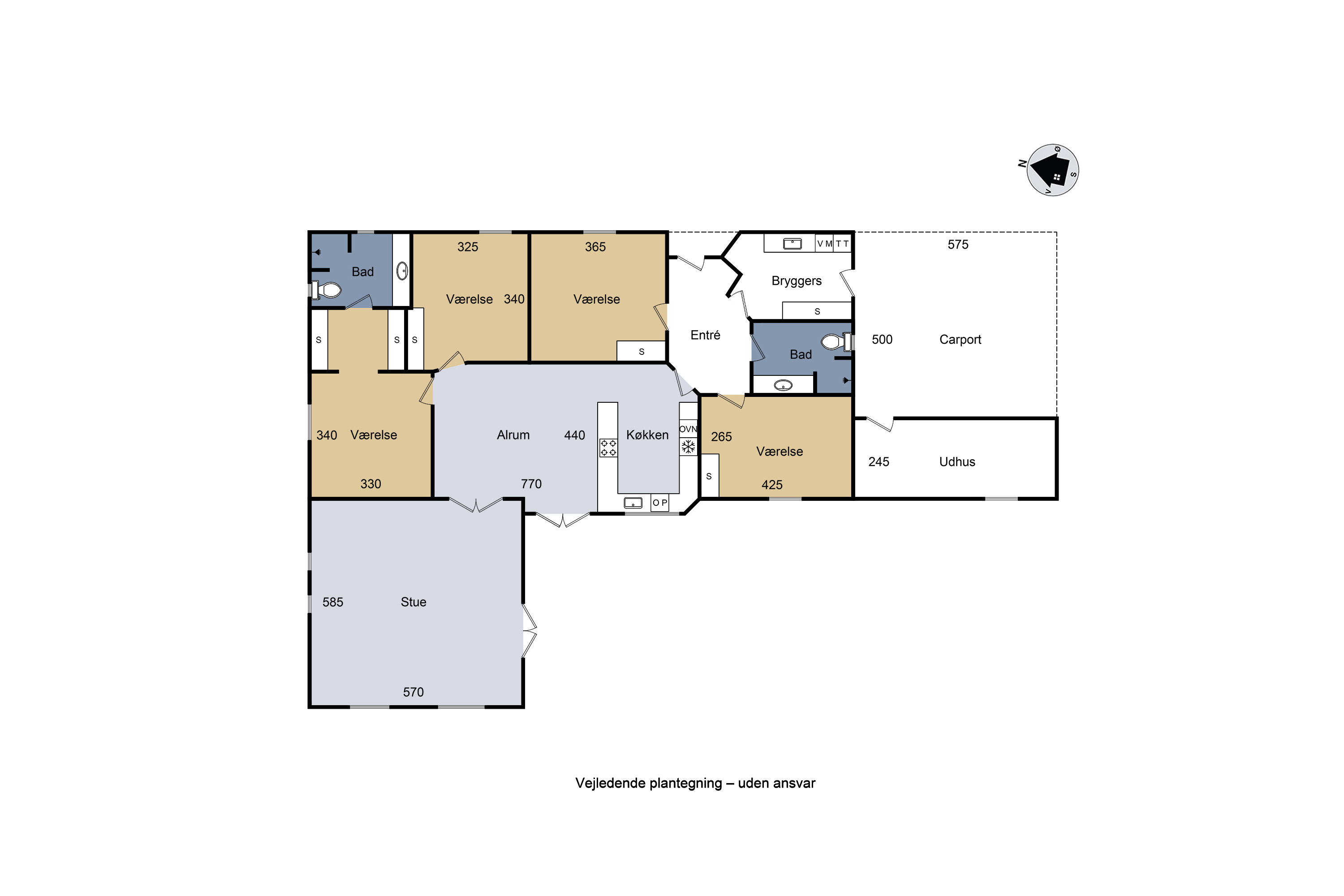Plantegninger billede af Søparken 8, Sørbymagle, 4200 Slagelse