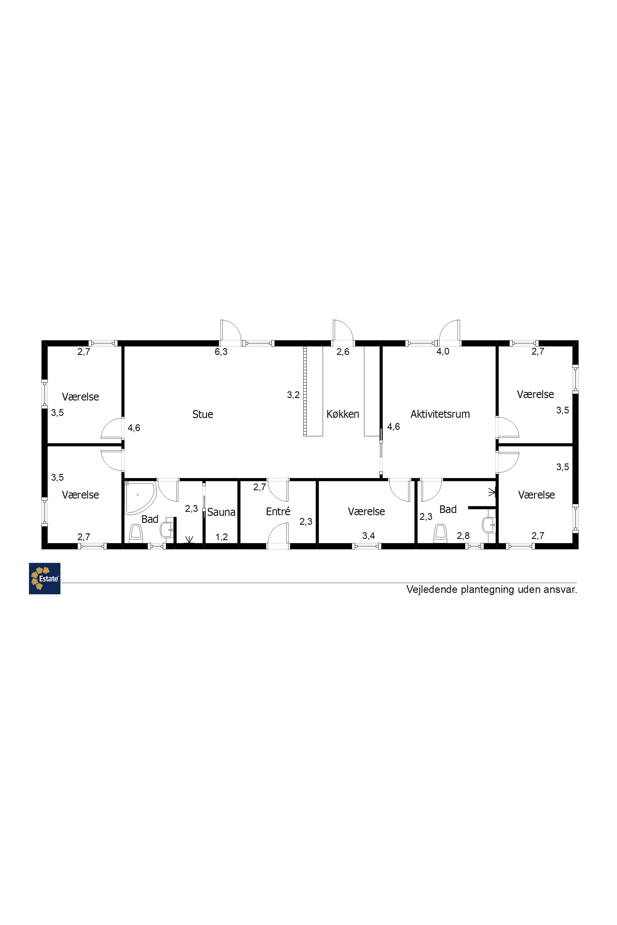 Plantegninger billede af Hovænget 13, Ho, 6857 Blåvand