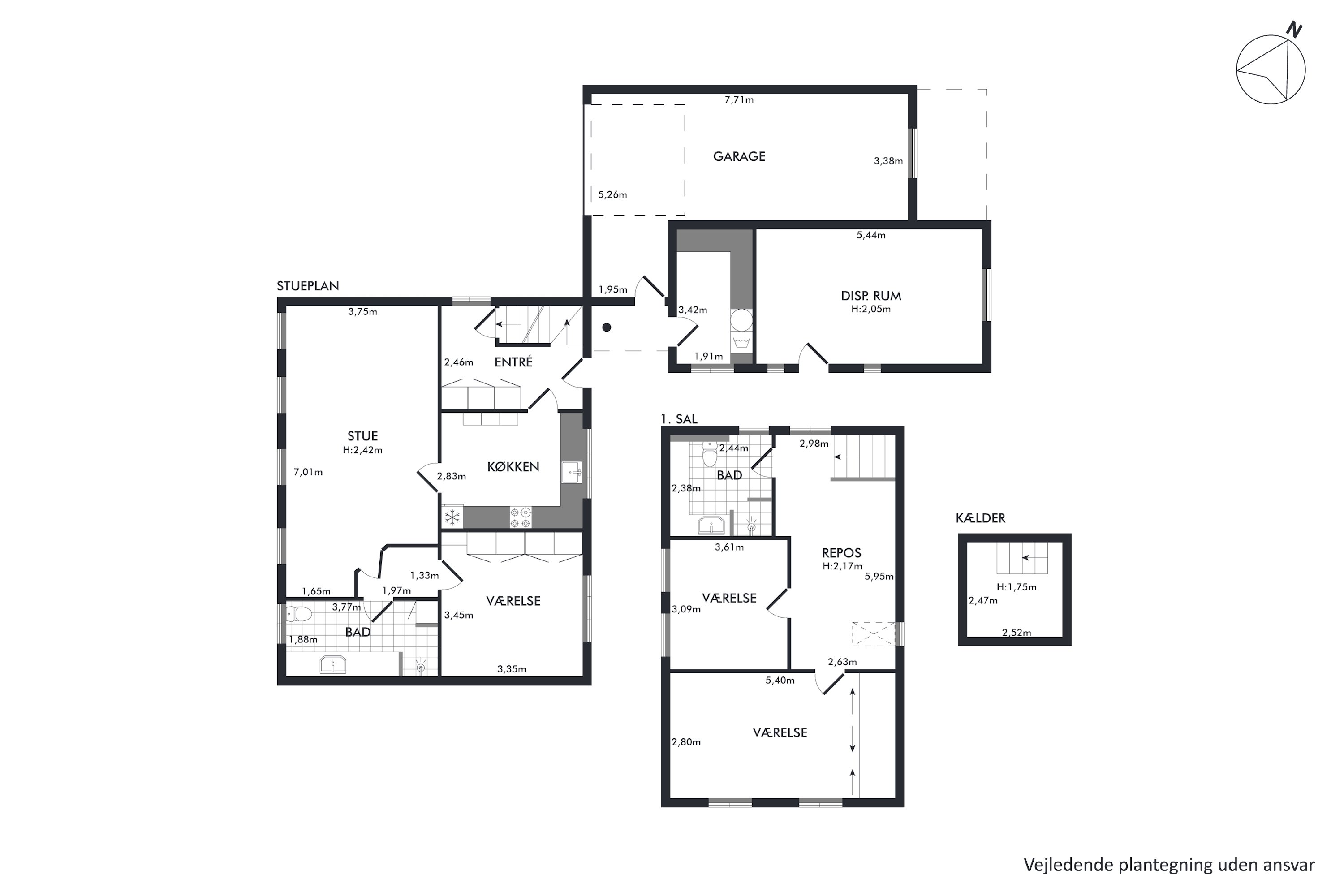 Plantegninger billede af Teglværksvej 3, Stubberup, 8723 Løsning