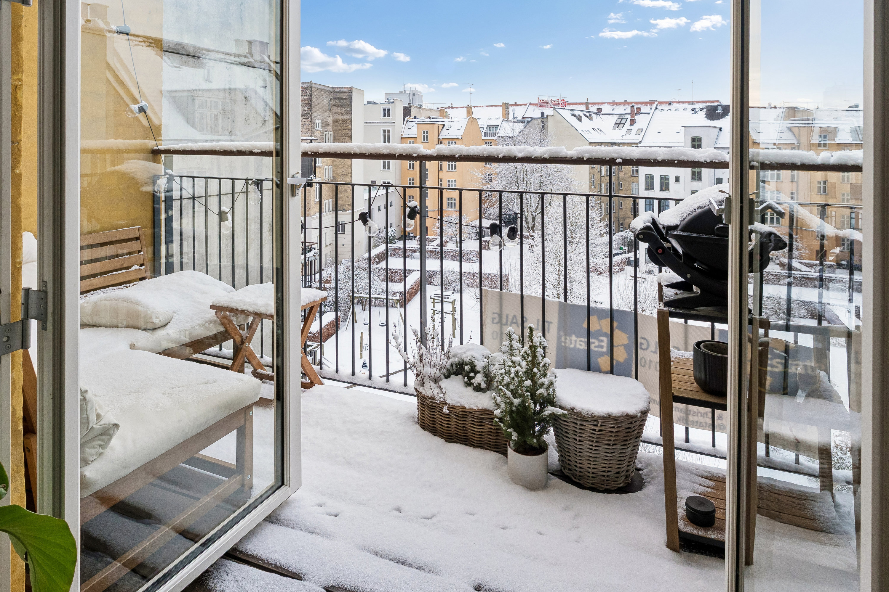 Fremhævet altan billede i fuldskærmstilstand. Billede af Turesensgade 9, 4. th., 1368 København K