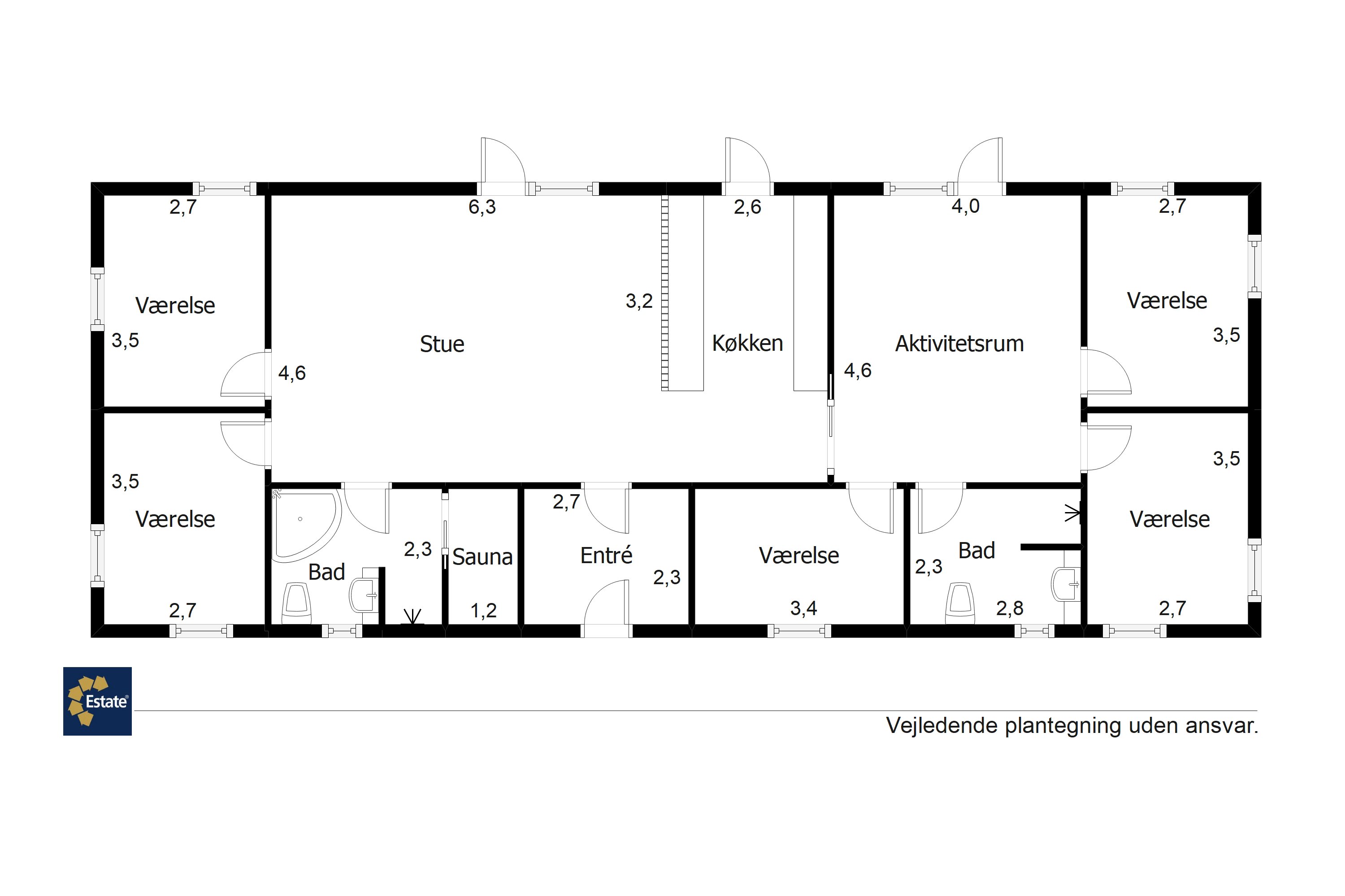 Plantegninger billede af Hovænget 11, Ho, 6857 Blåvand