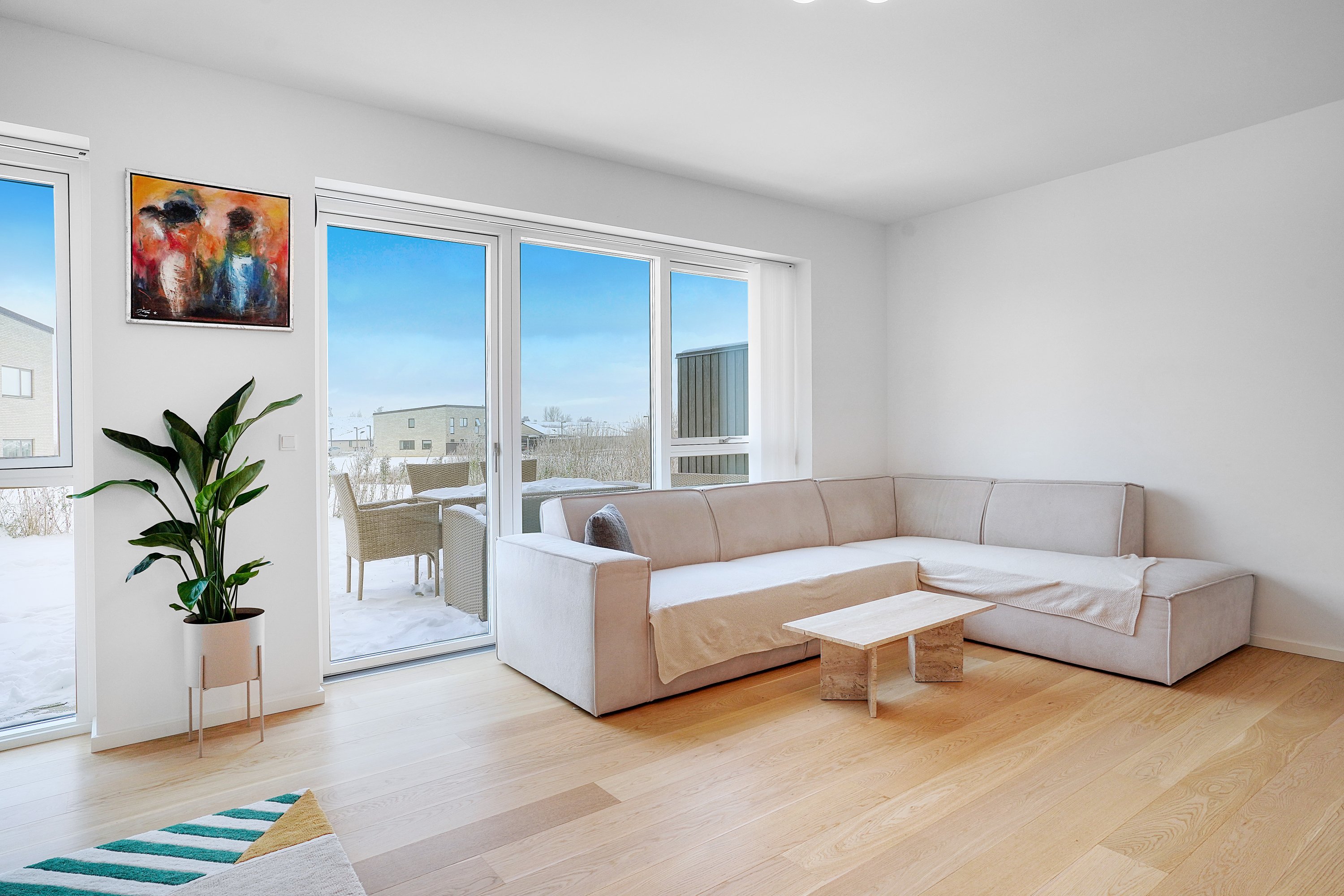 Fremhævet stue billede i fuldskærmstilstand. Billede af Amorbuen 29, 3400 Hillerød