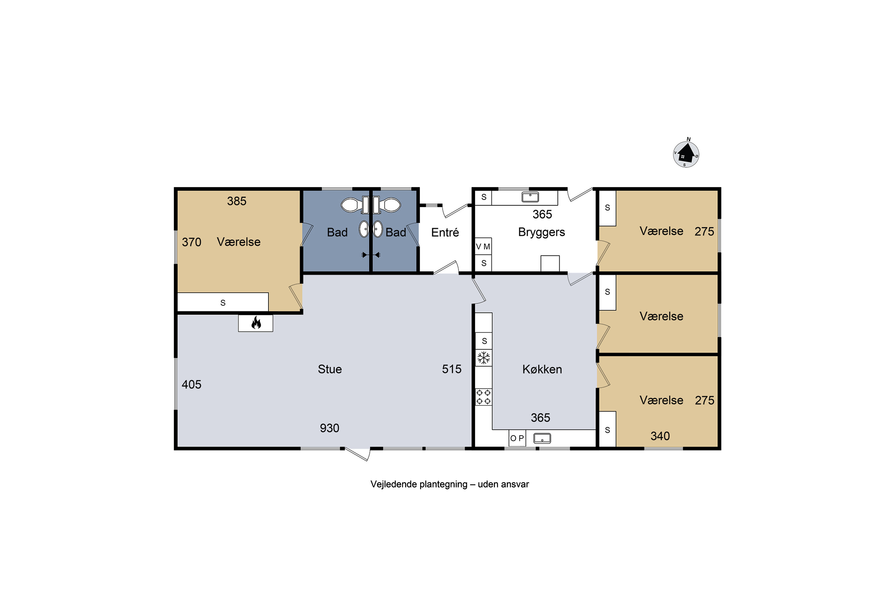 Plantegninger billede af Banevej 11, 4220 Korsør