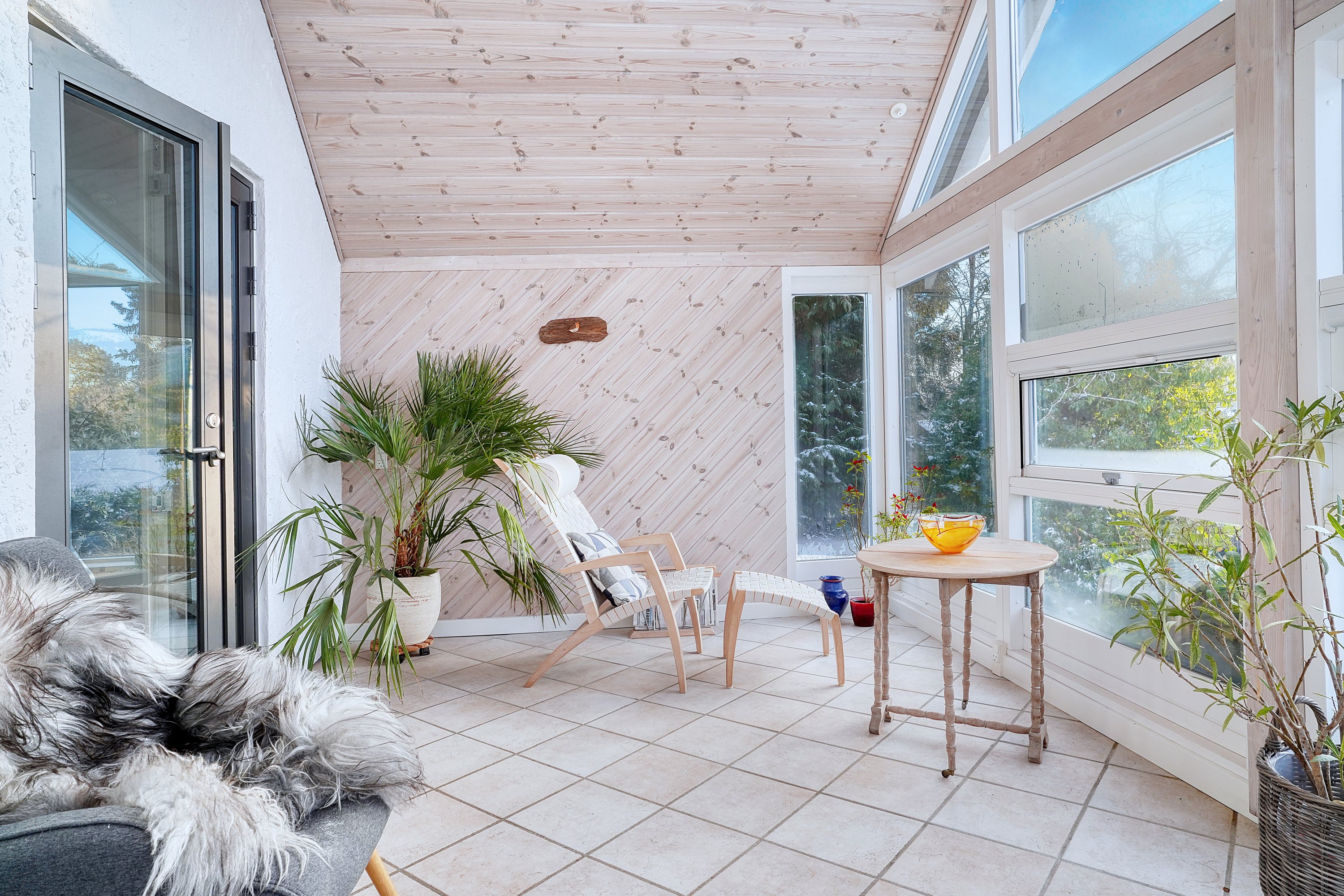 Fremhævet havestue billede i fuldskærmstilstand. Billede af Elmebakken 8, Gadevang, 3400 Hillerød