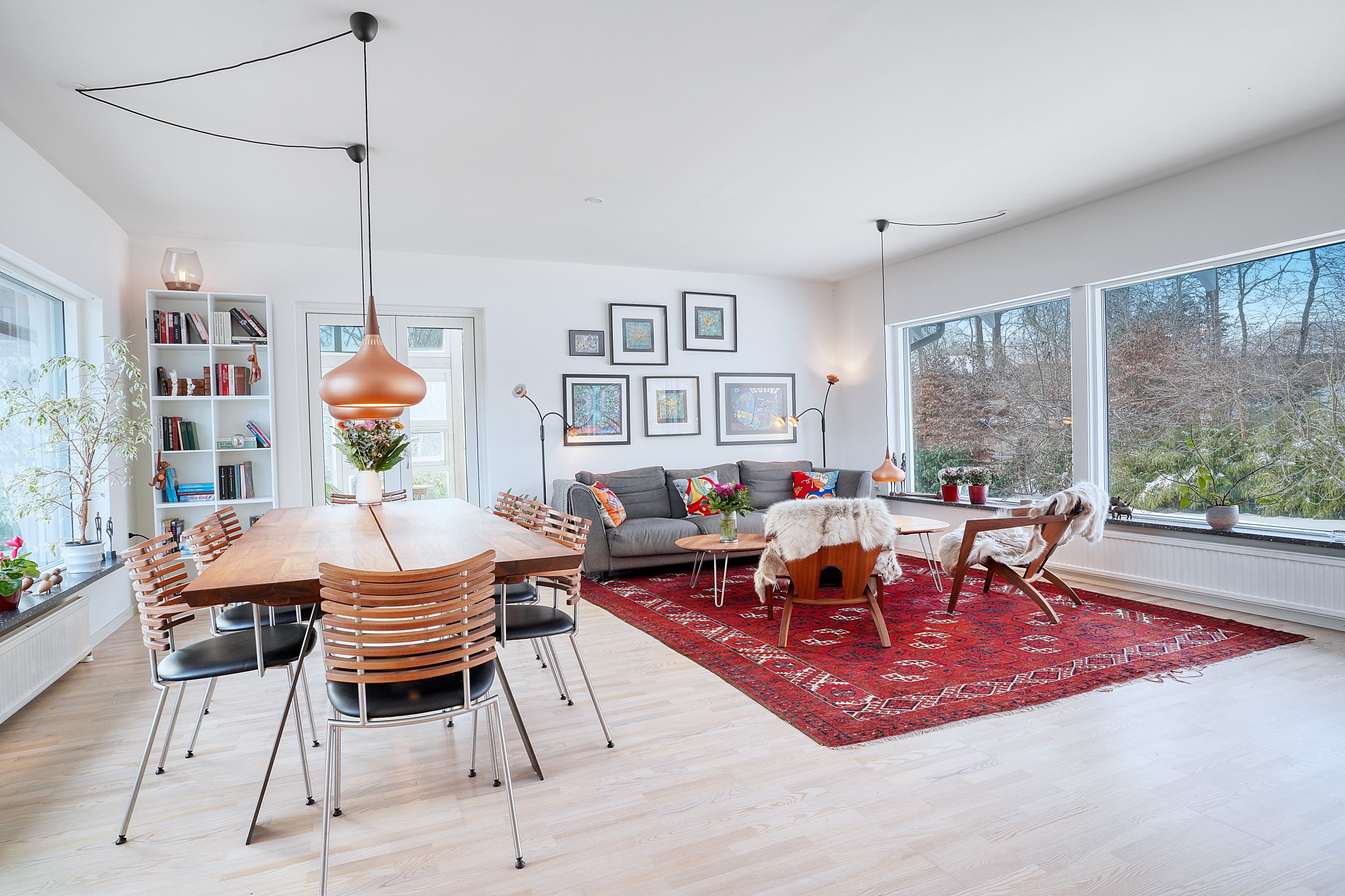 Miniaturebillede 1: stue. Billede af Elmebakken 8, Gadevang, 3400 Hillerød