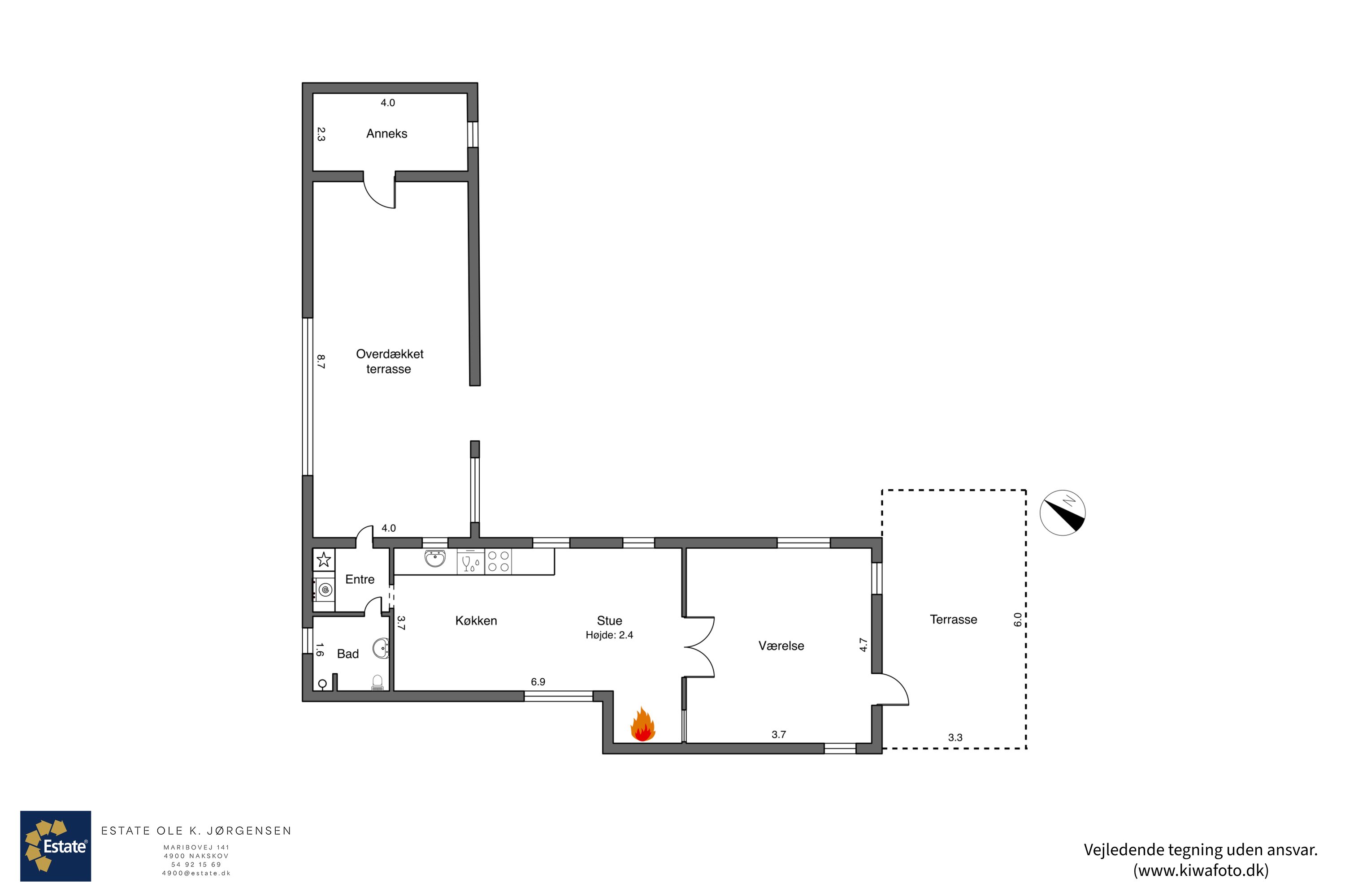 Plantegninger billede af Fortunavej 36, Næsby, 4900 Nakskov