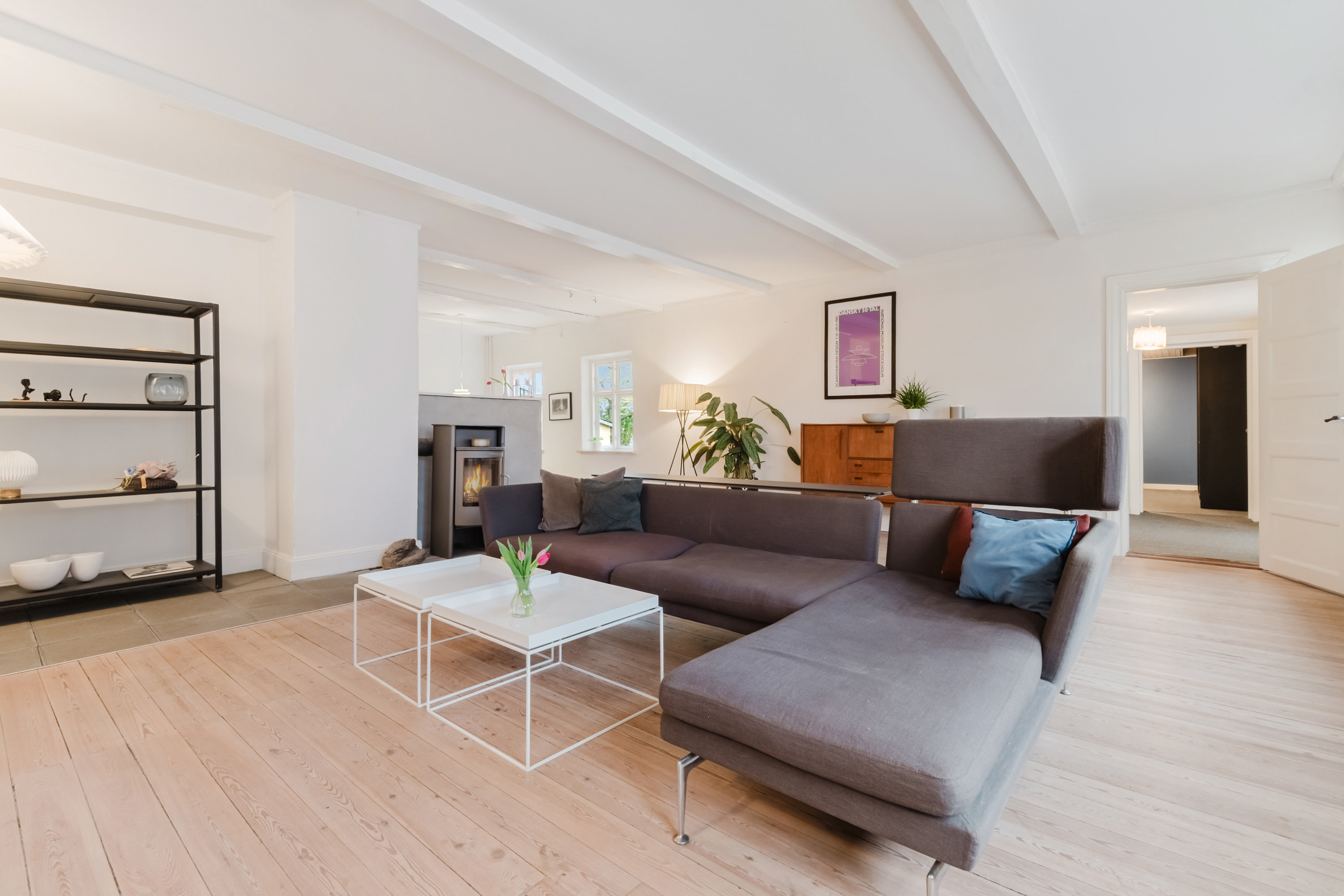 Fremhævet stue billede i fuldskærmstilstand. Billede af Odensevej 56, Hjulby, 5800 Nyborg