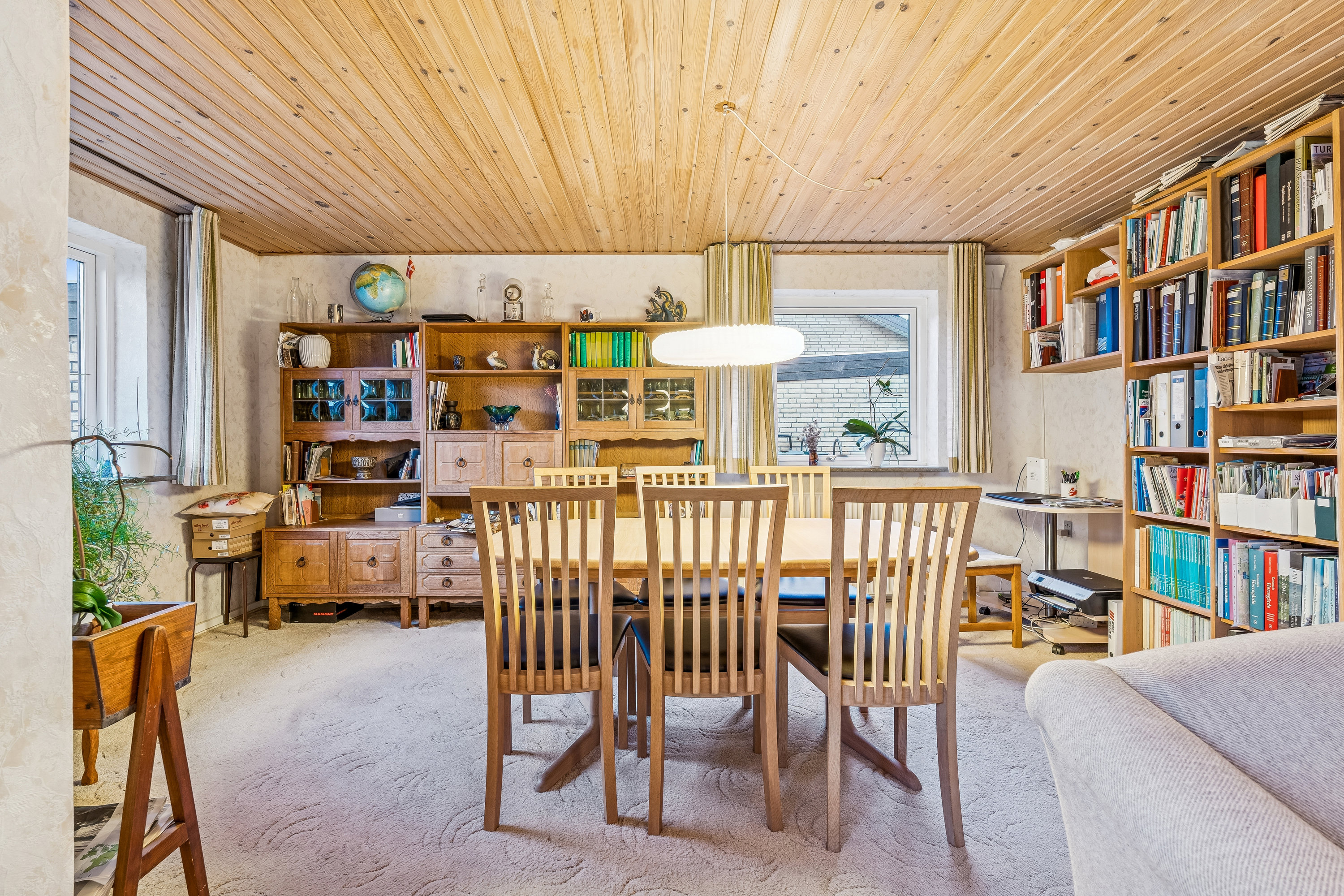 Fremhævet spisestue billede i fuldskærmstilstand. Billede af Præstegårdsvej 14, 8722 Hedensted