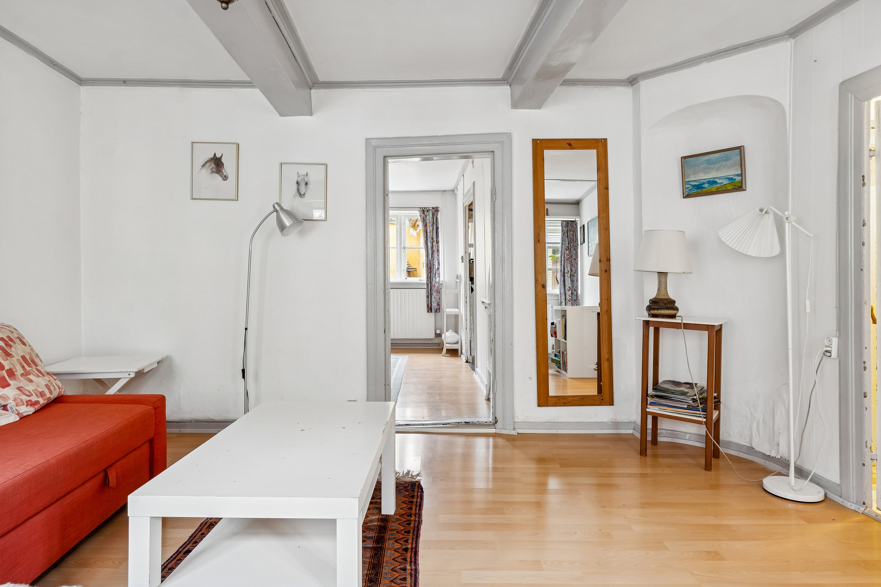 Fremhævet stue billede i fuldskærmstilstand. Billede af Nørregade 28, 5970 Ærøskøbing