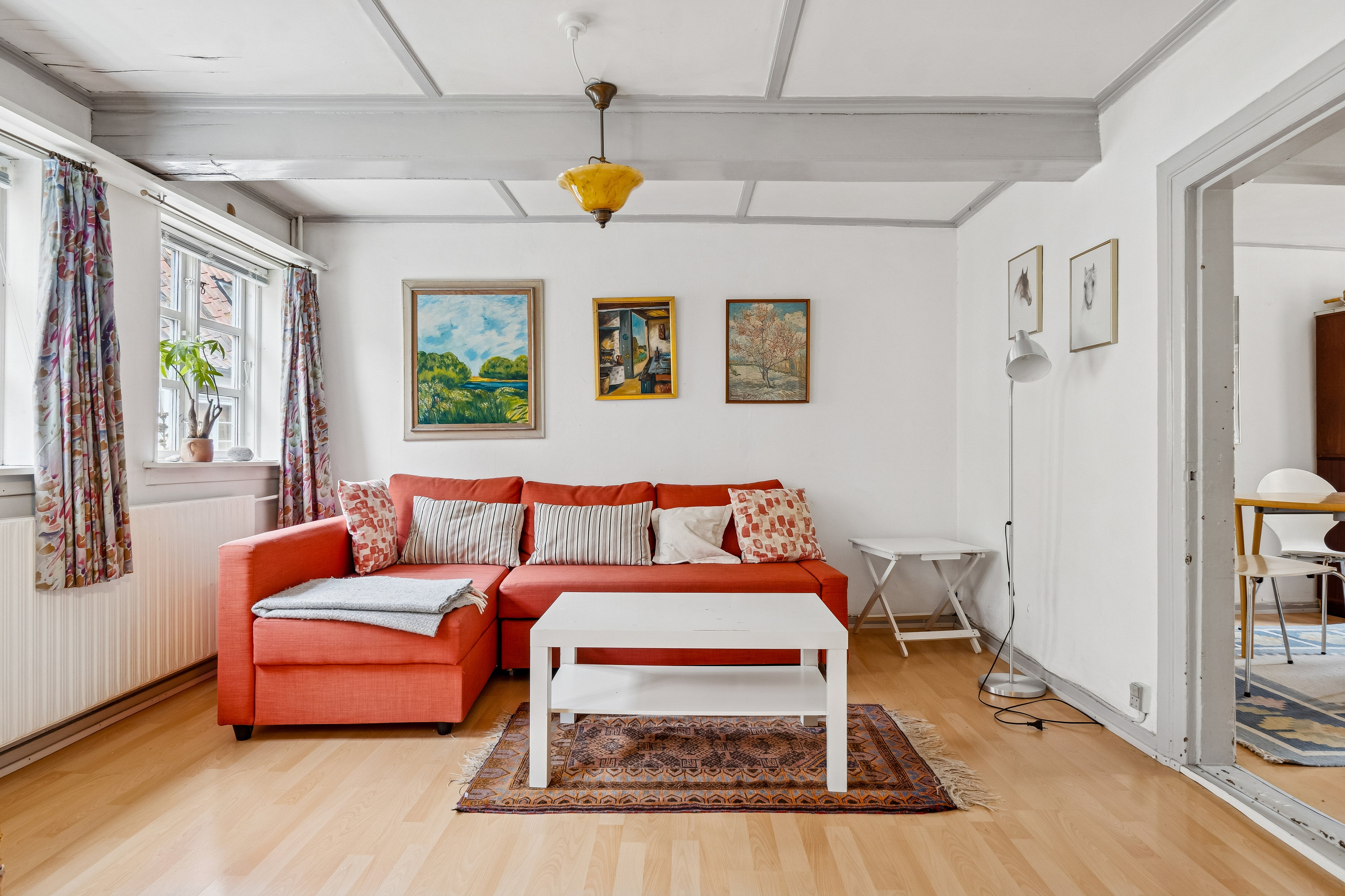 Fremhævet stue billede i fuldskærmstilstand. Billede af Nørregade 28, 5970 Ærøskøbing