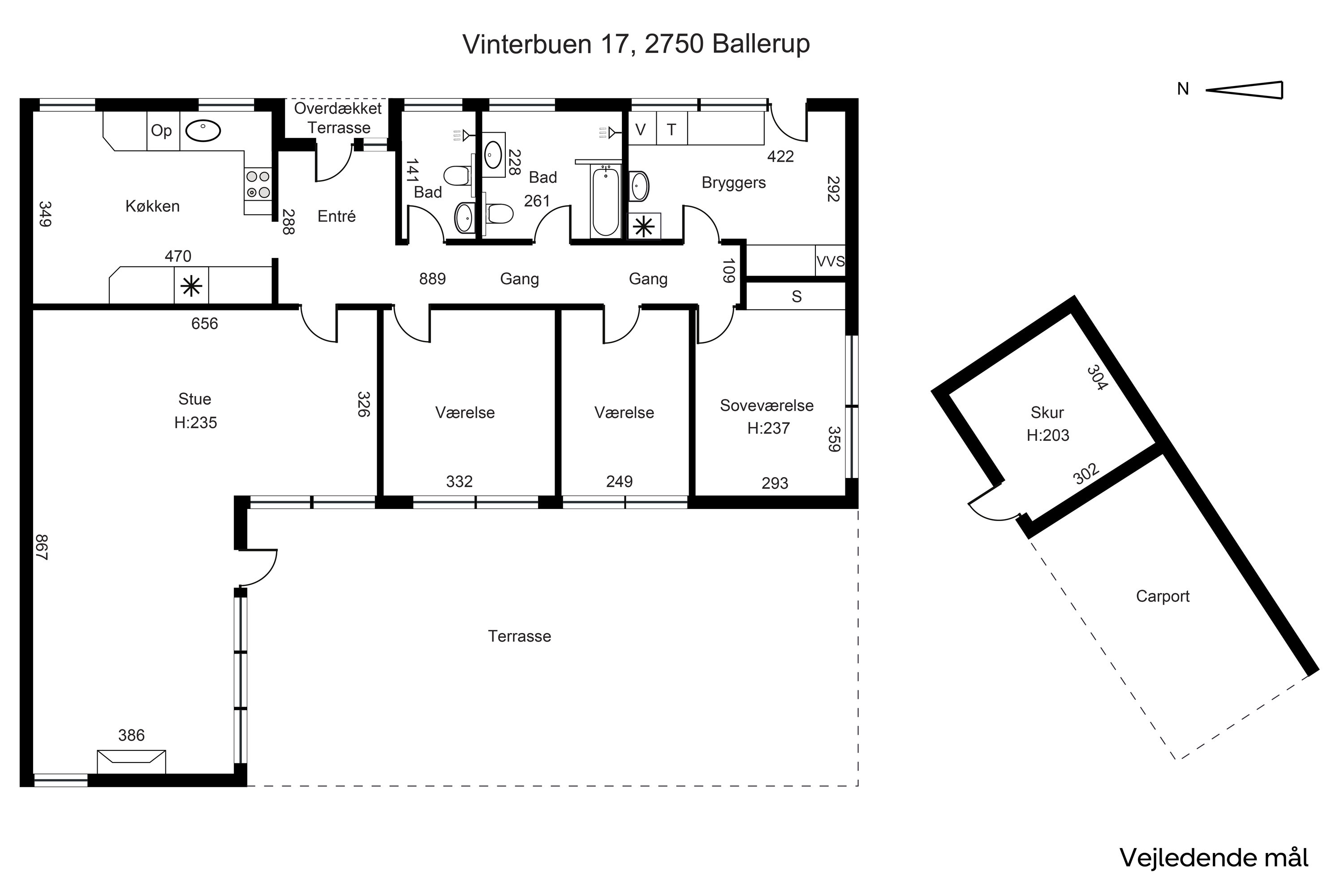Plantegninger billede af Vinterbuen 17, 2750 Ballerup